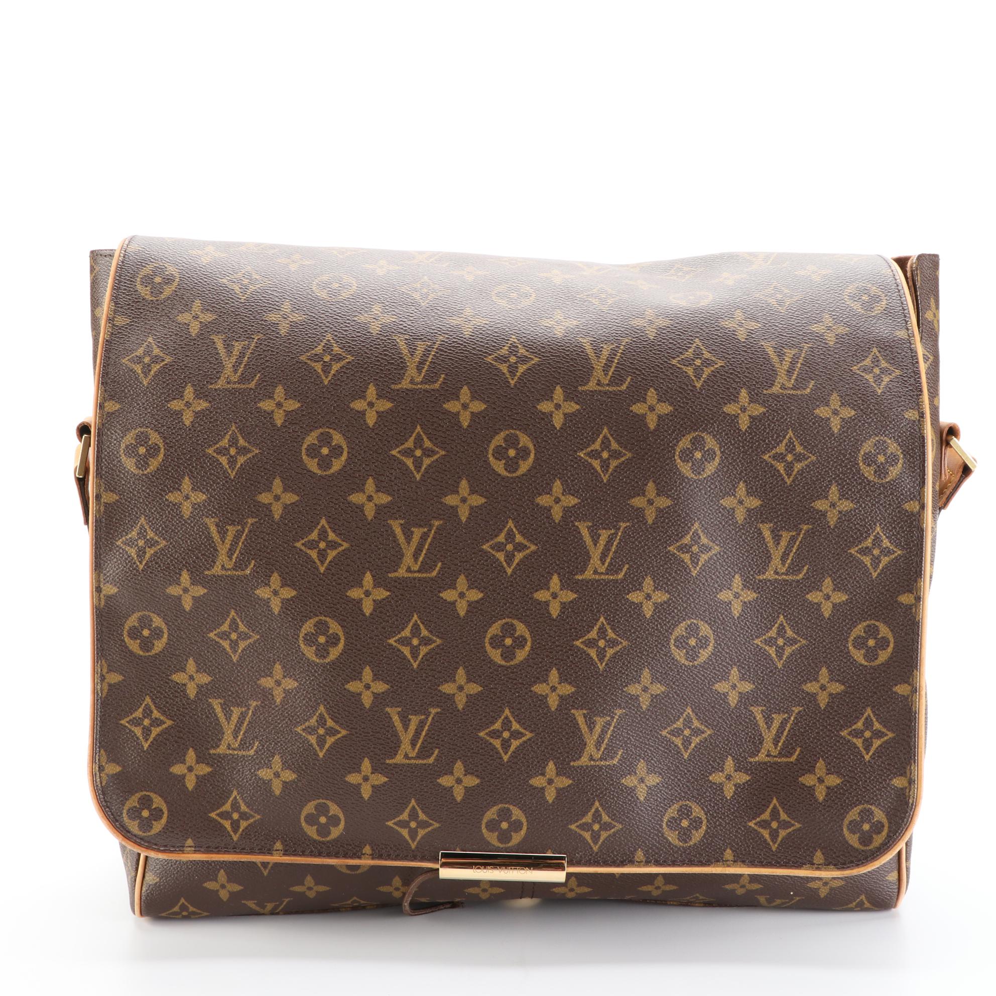 Louis Vuitton Abbesses Messenger Bag in Monogram Canvas/Vachetta Leather