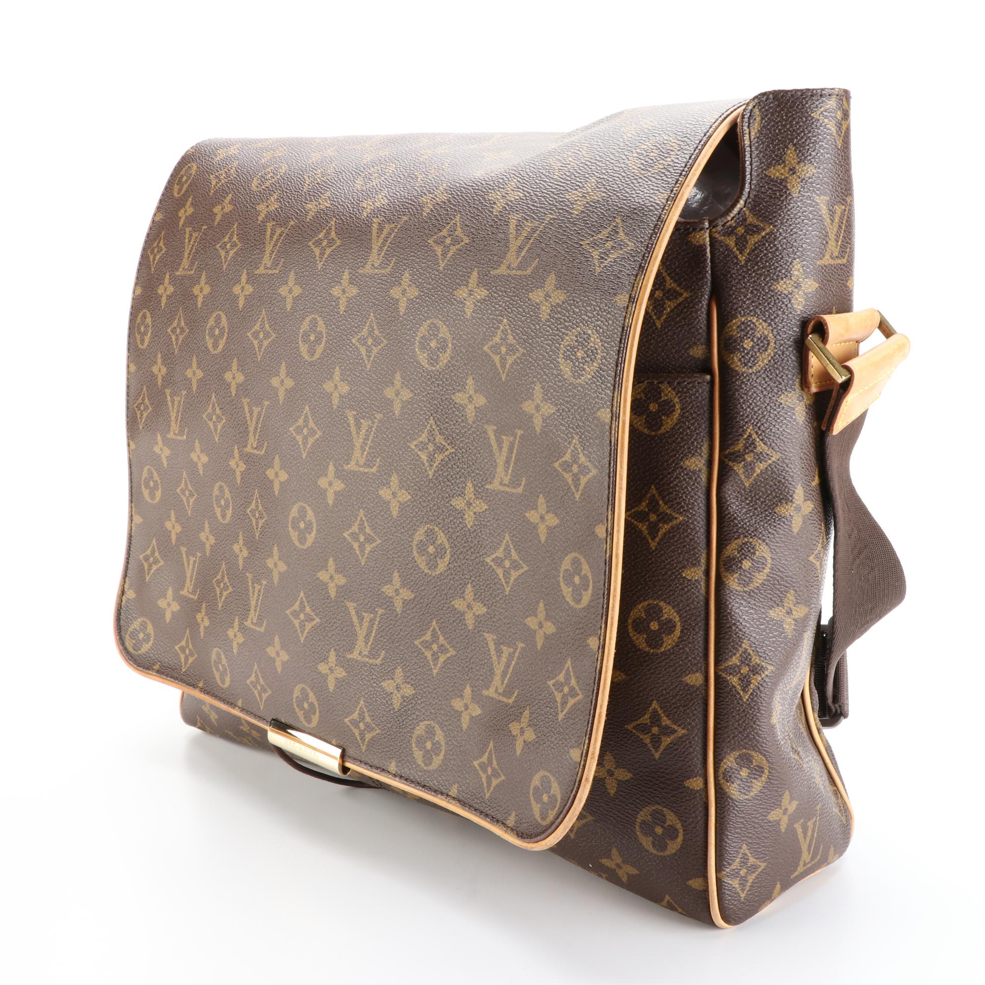 Louis Vuitton Abbesses Messenger Bag in Monogram Canvas/Vachetta Leather