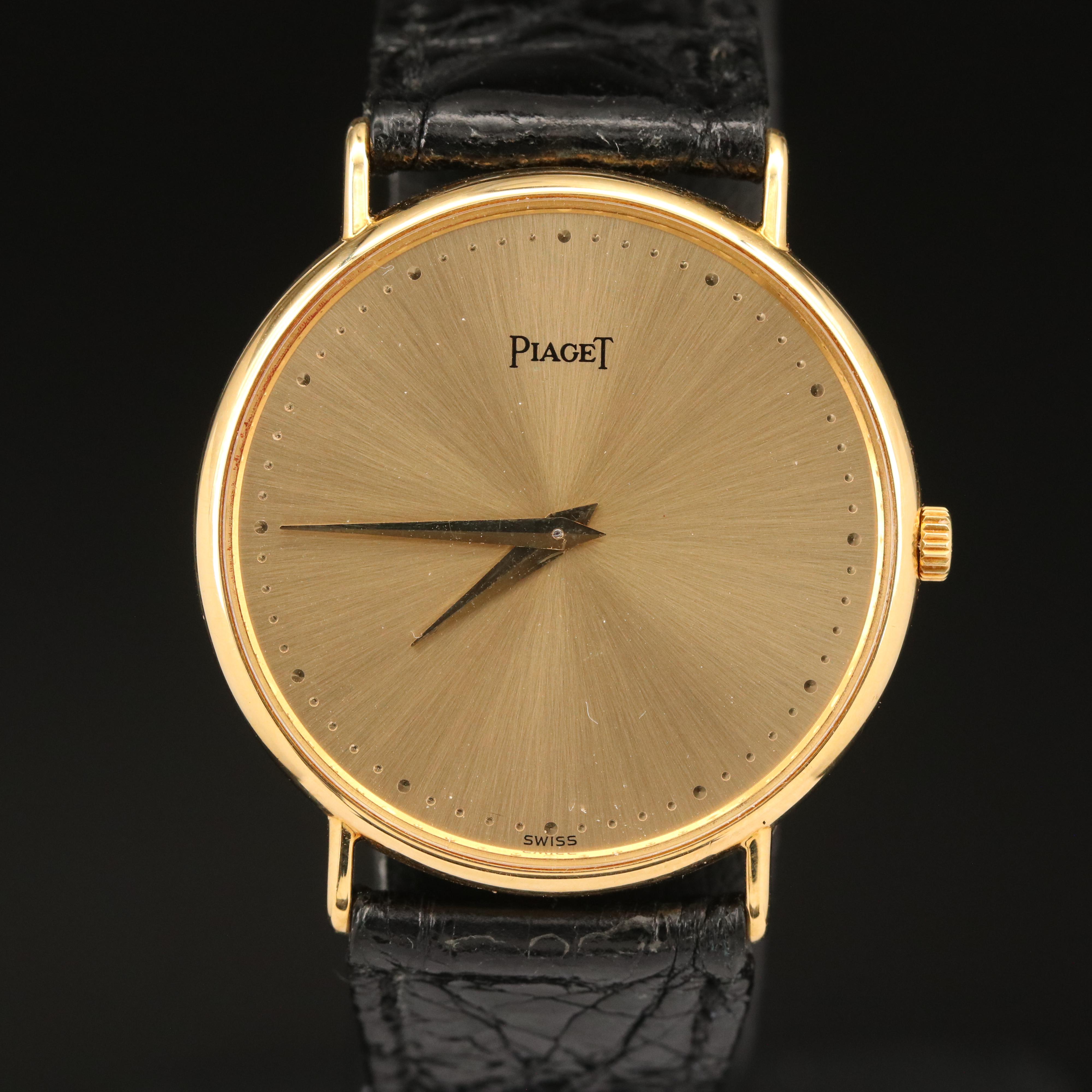 18K Piaget Quartz Watch