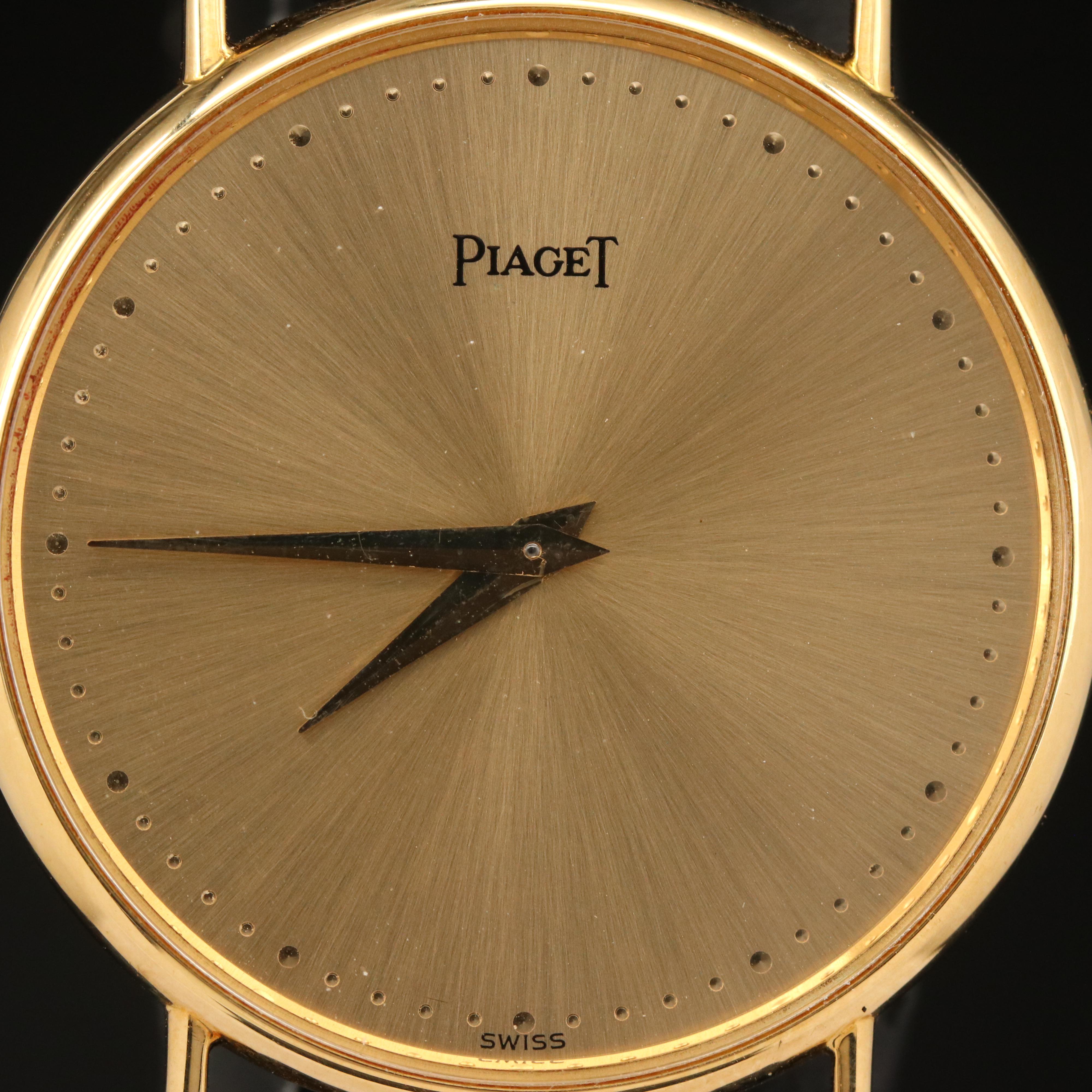 18K Piaget Quartz Watch