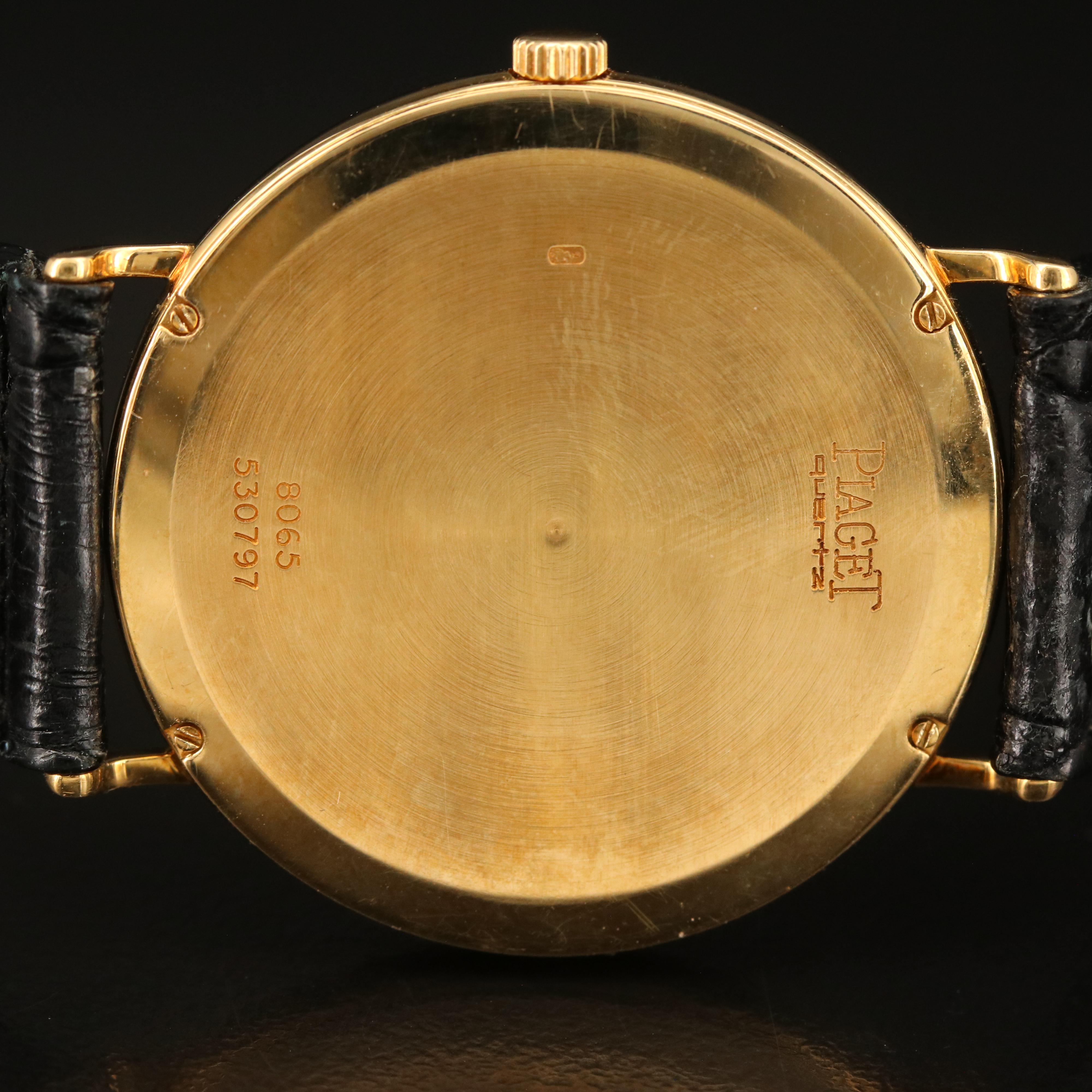 18K Piaget Quartz Watch