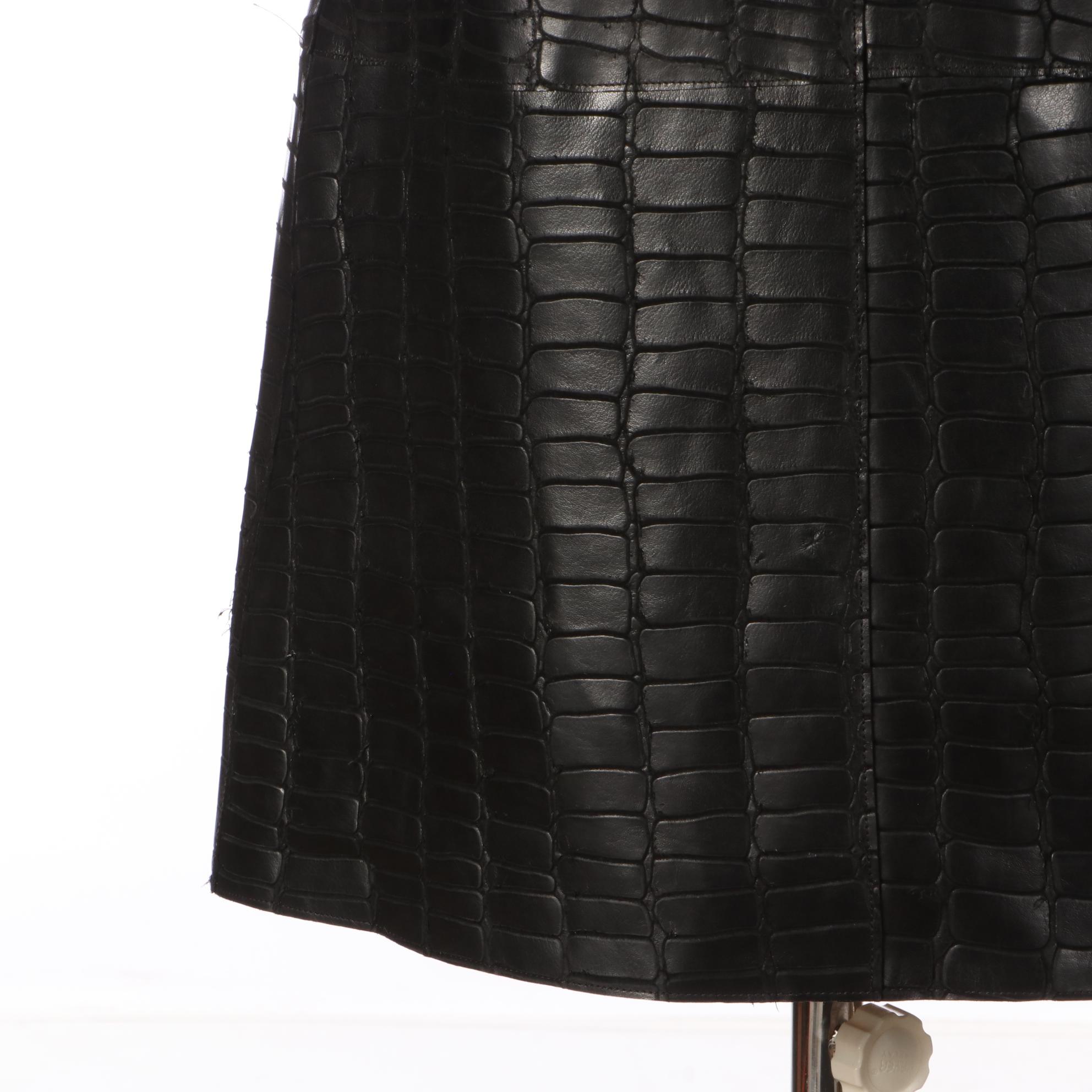 Kaufmanfranco Open Back Top in Leather