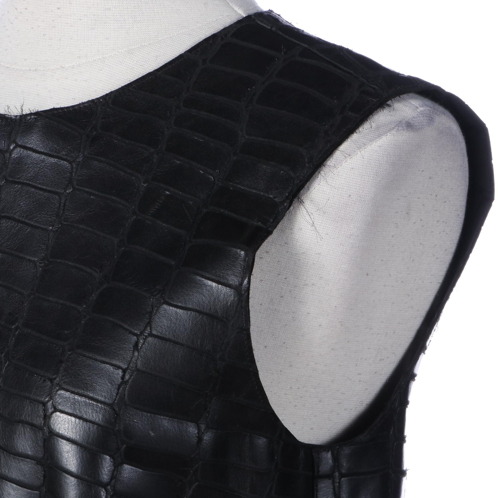 Kaufmanfranco Open Back Top in Leather