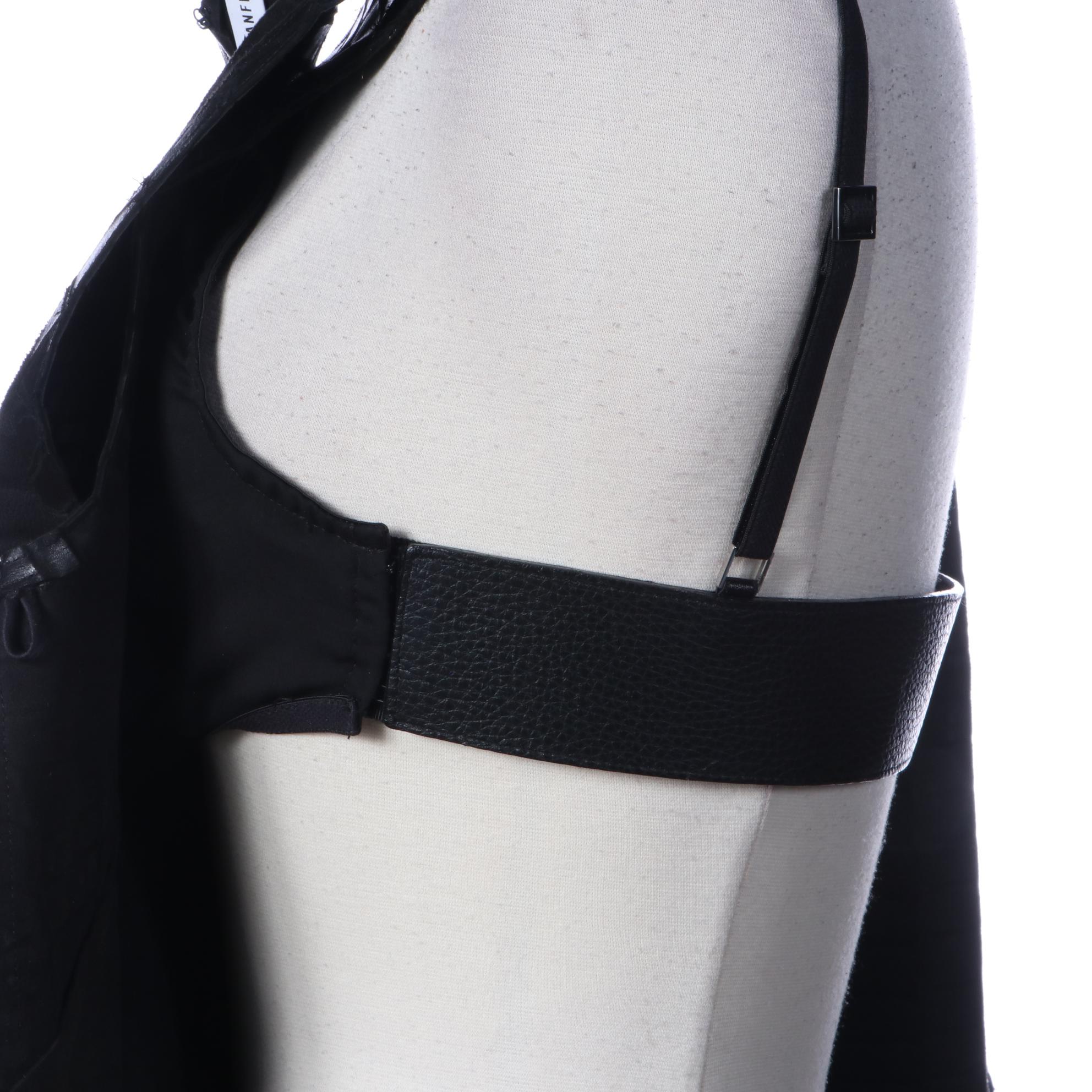 Kaufmanfranco Open Back Top in Leather