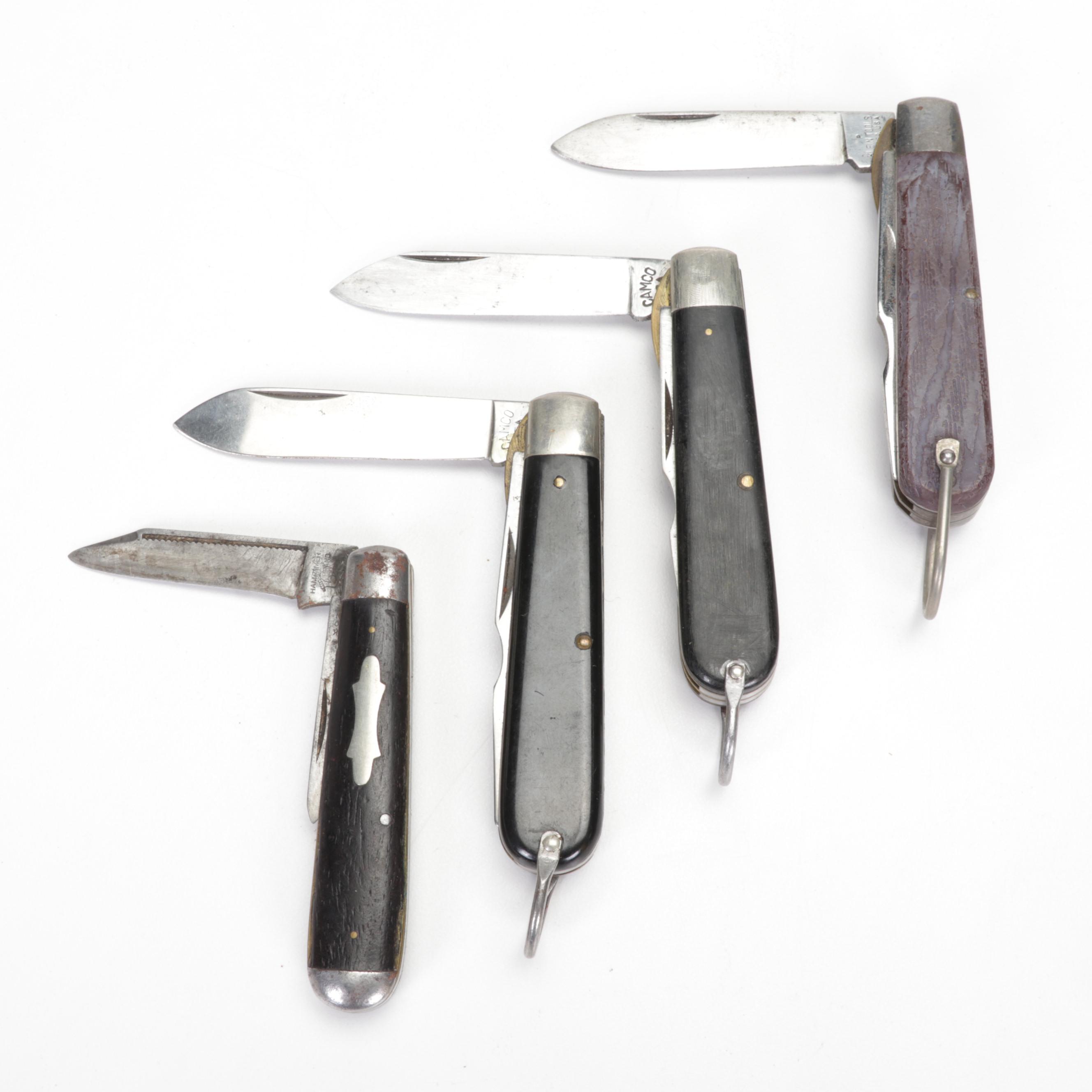 Camco, Russel, Hammer, Klein, and Other Folding Pocket Knife Collection