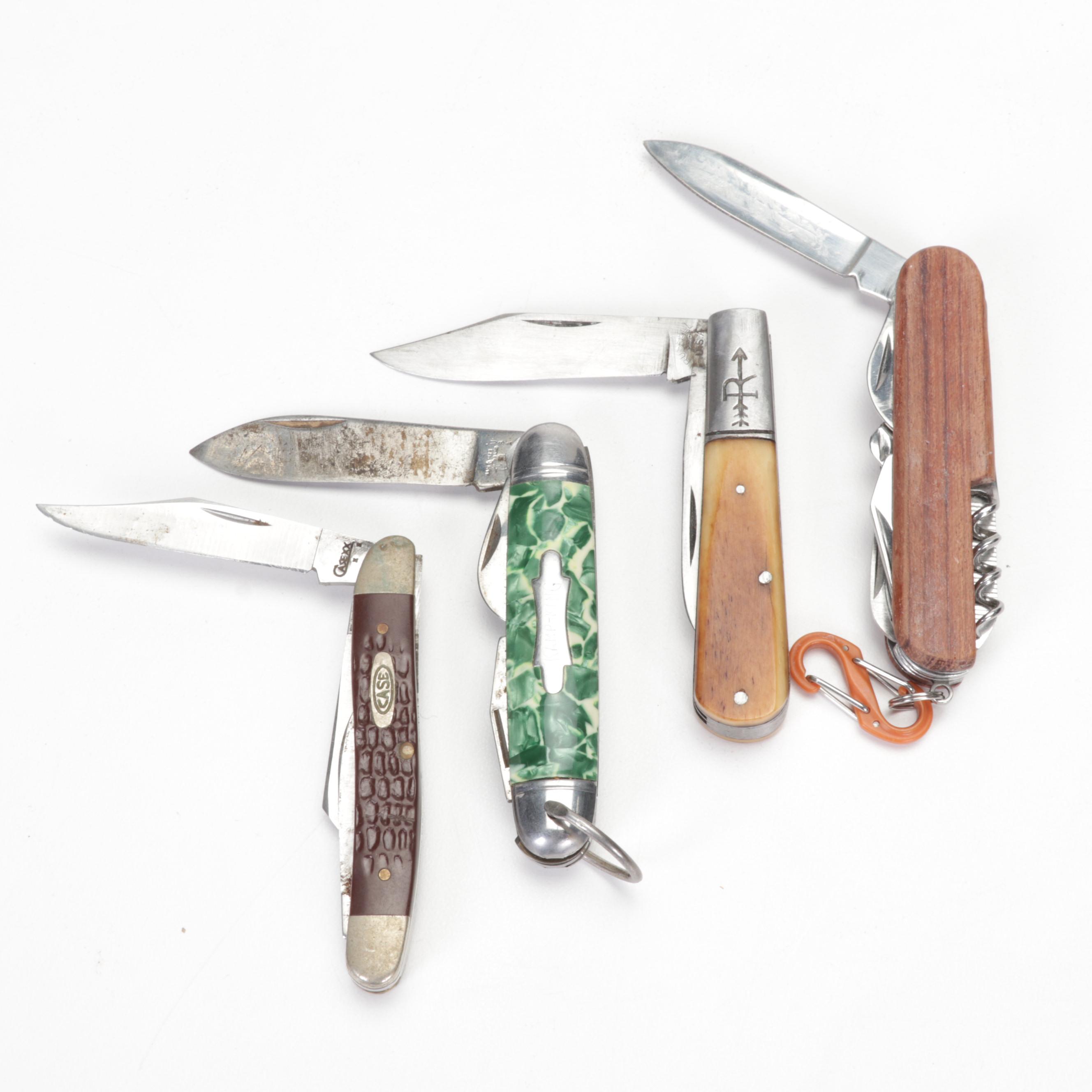 Camco, Russel, Hammer, Klein, and Other Folding Pocket Knife Collection
