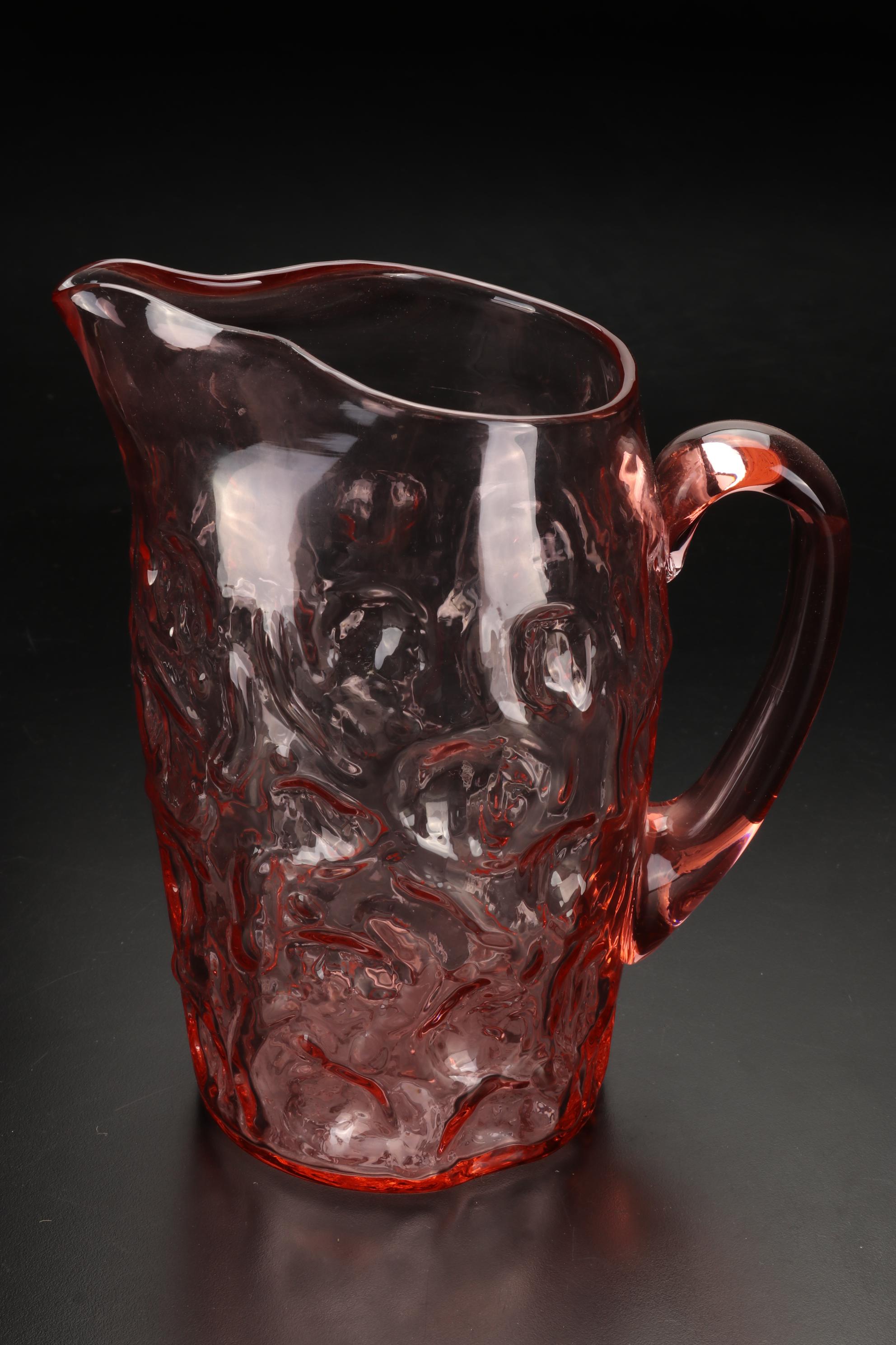 Bryce "El Rancho" Pink Goblets, Pitcher and Tableware, 1955-1966