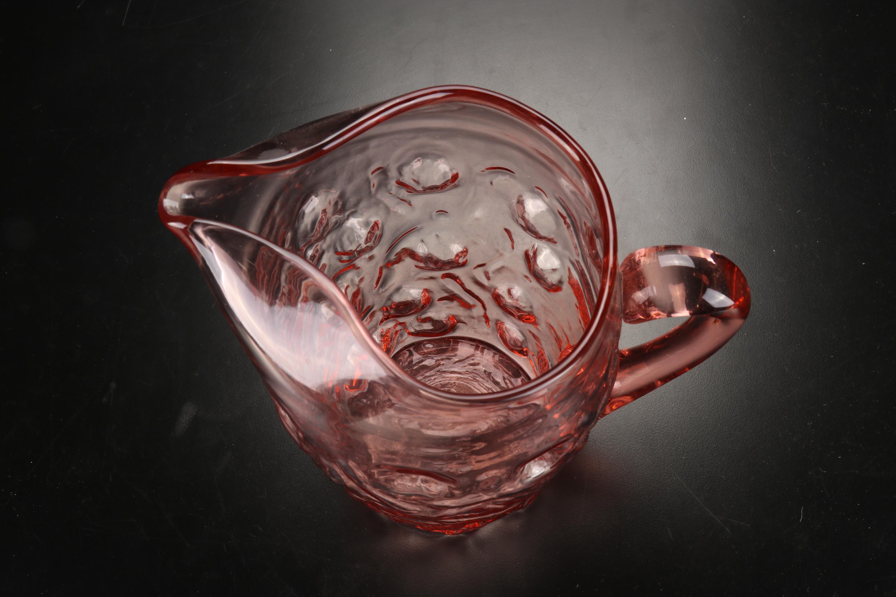 Bryce "El Rancho" Pink Goblets, Pitcher and Tableware, 1955-1966