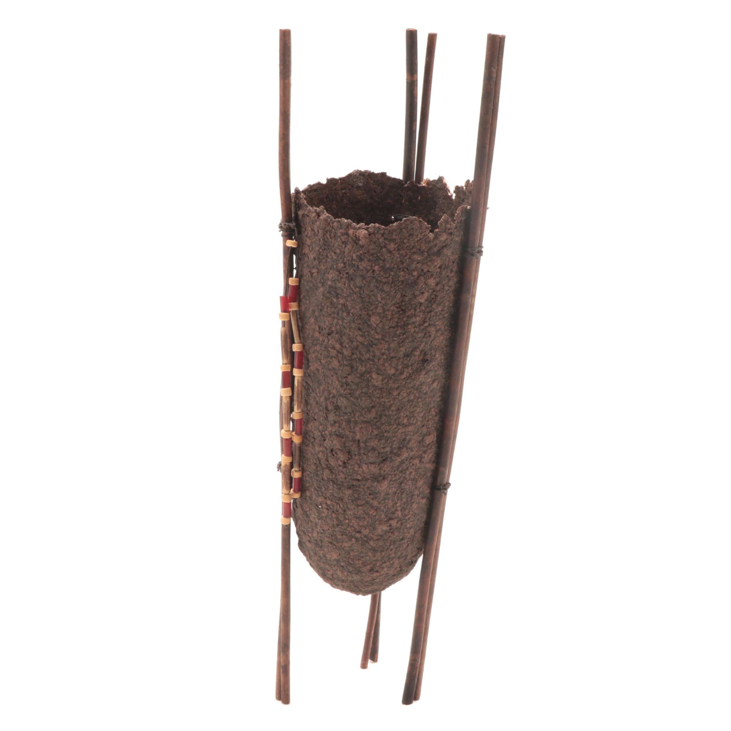 Stacy Howell Recycled Paper and Plant Fiber Vessel