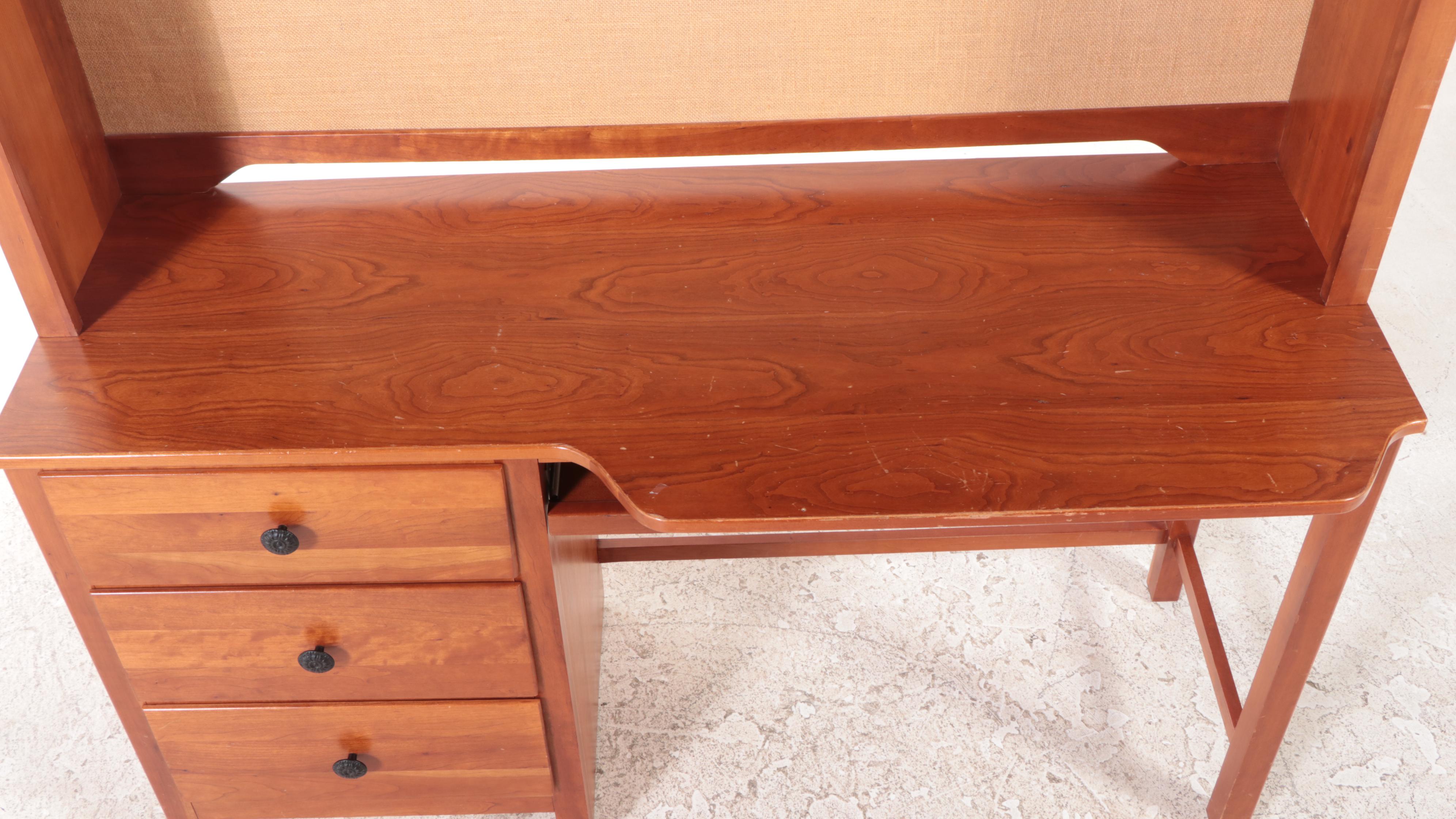 Lexington Furniture Cherrywood Computer Desk with Hutch