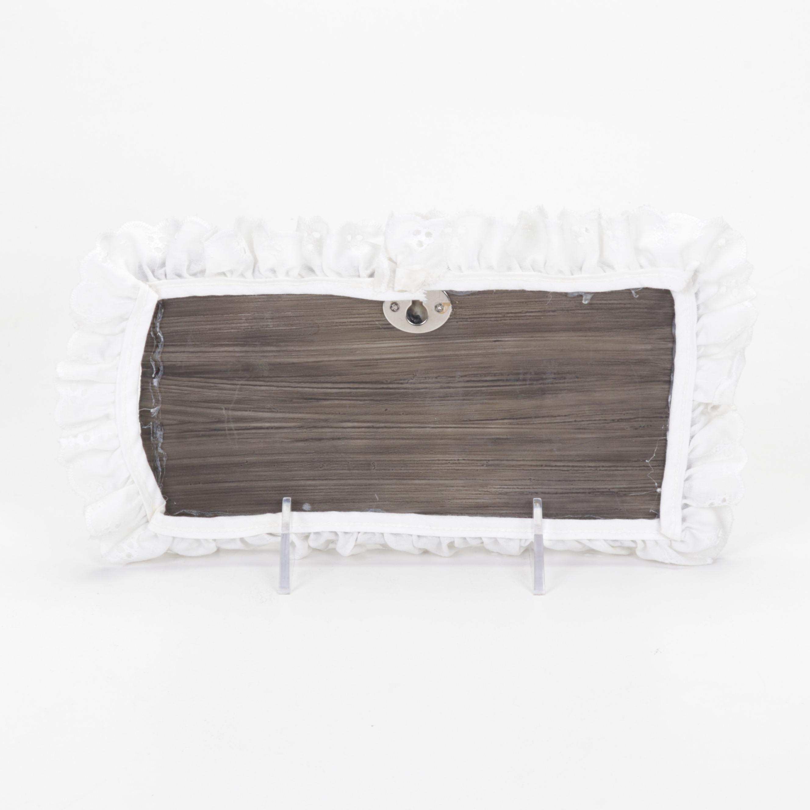 E. Smithson Folk Art Resin Wall Plaques Featuring "Snow Rose"