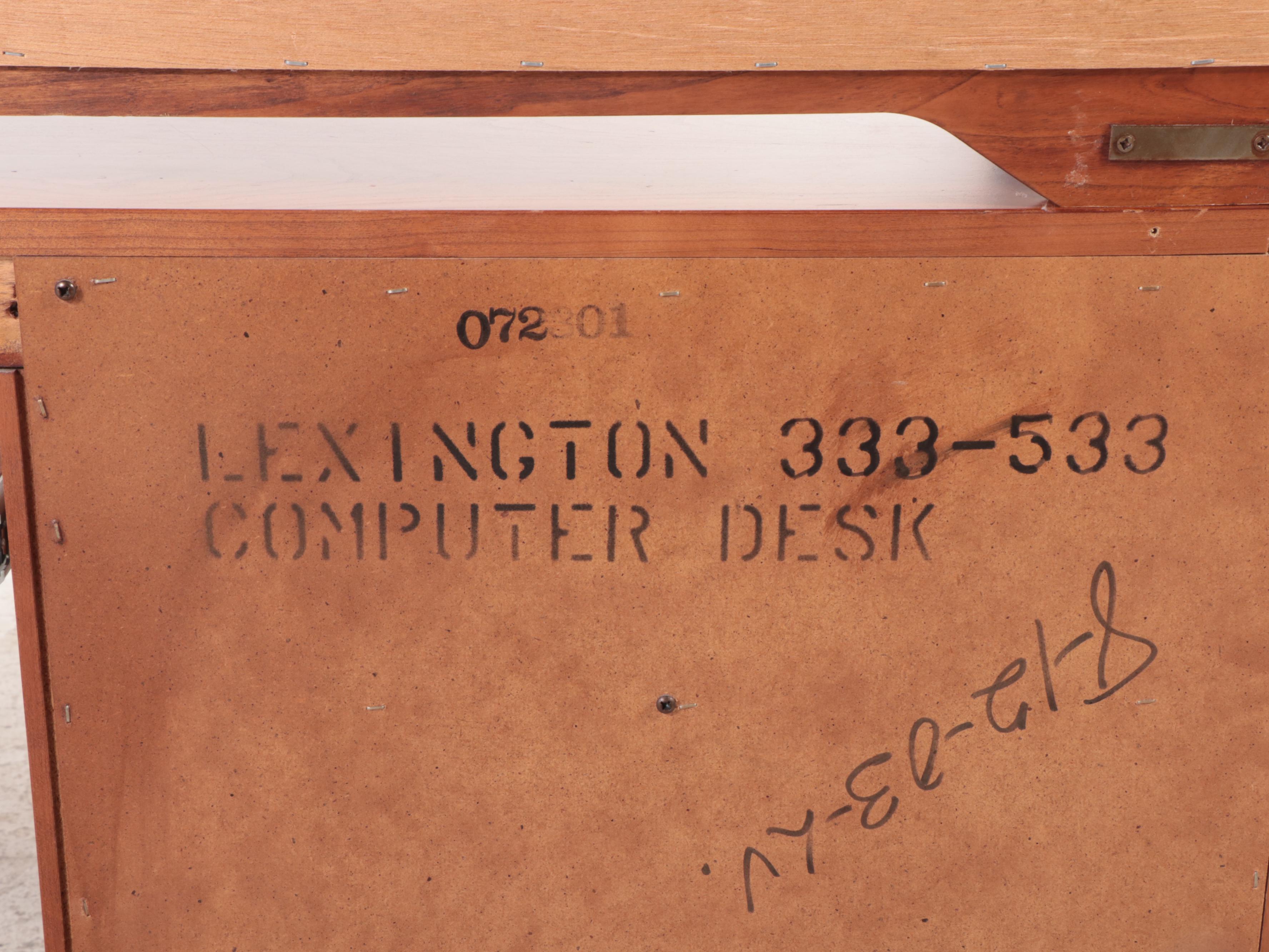 Lexington Furniture Cherrywood Computer Desk with Hutch