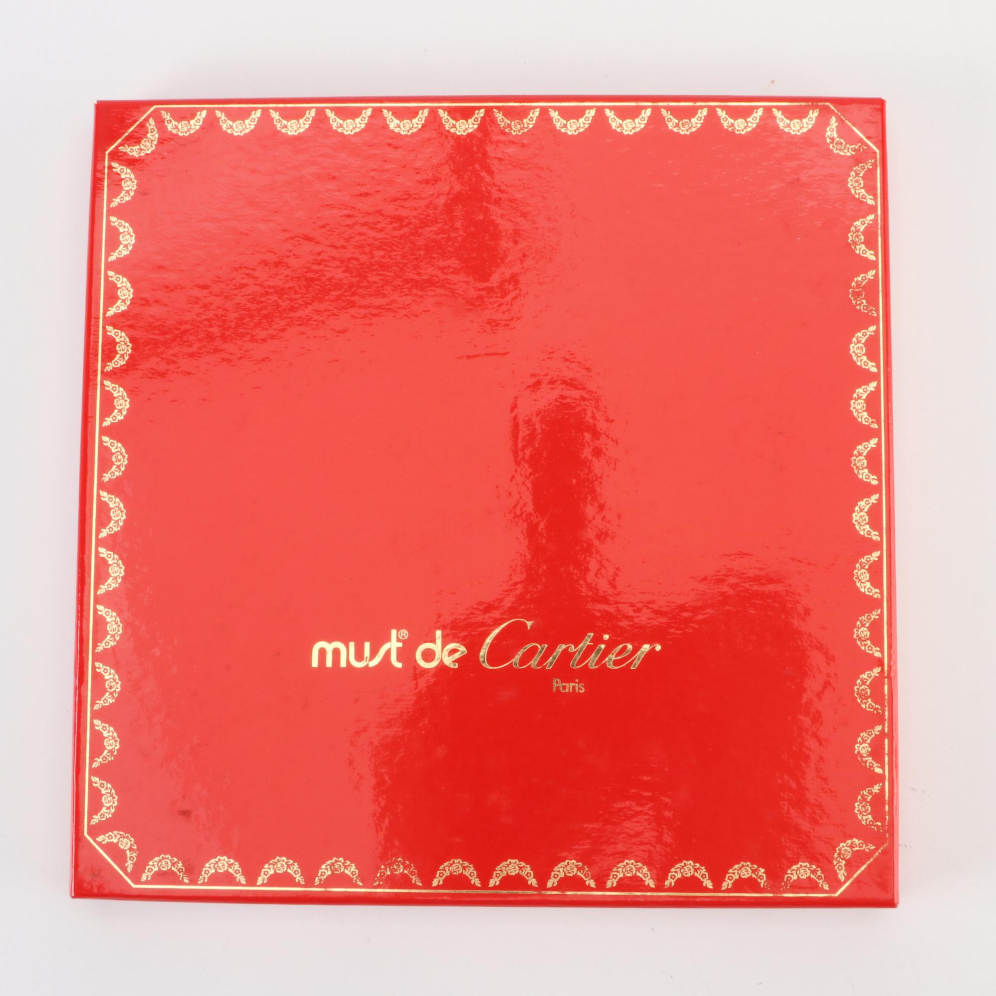 Must de Cartier Bijoux Print Scarf in Silk Twill with Box