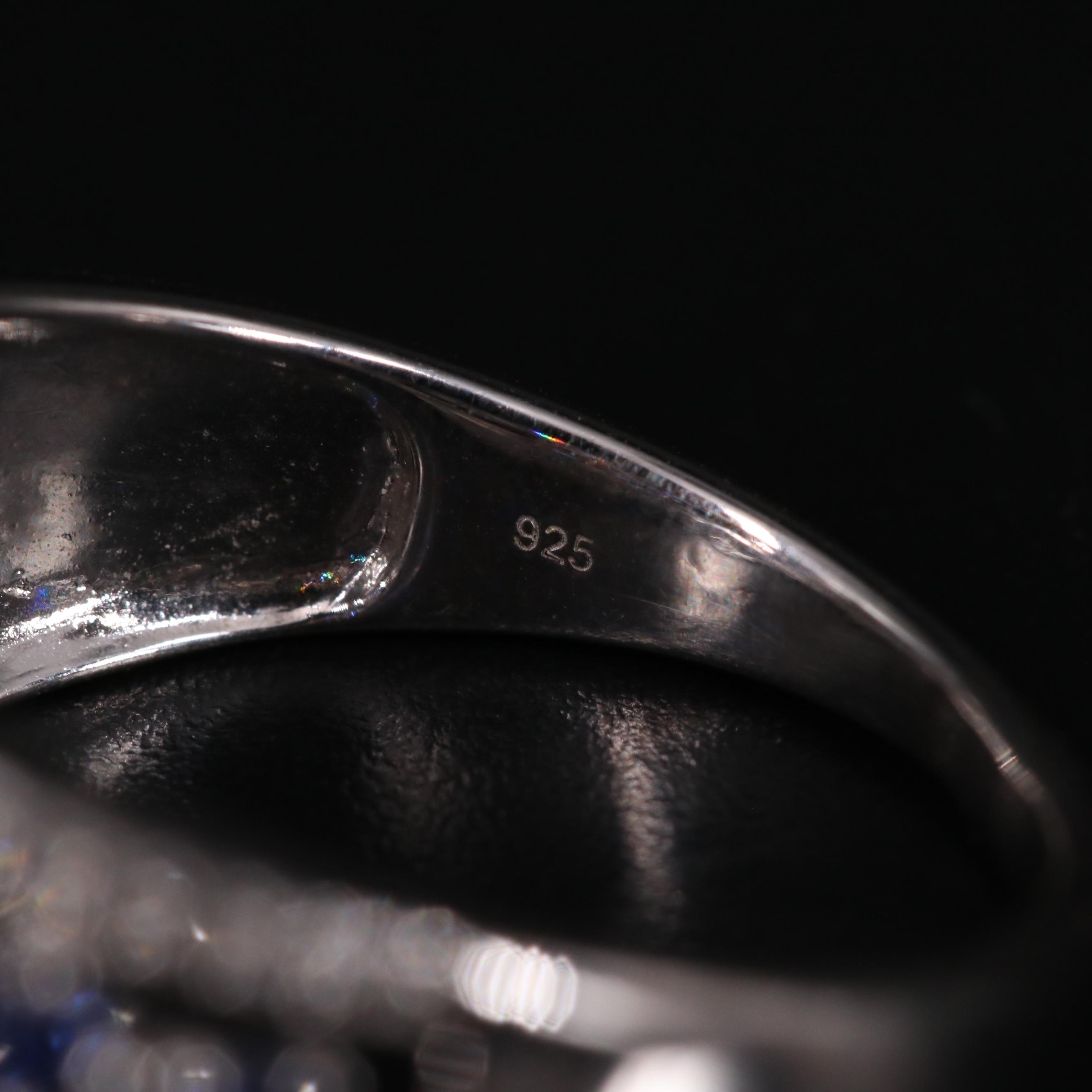 Sterling Sapphire Ring