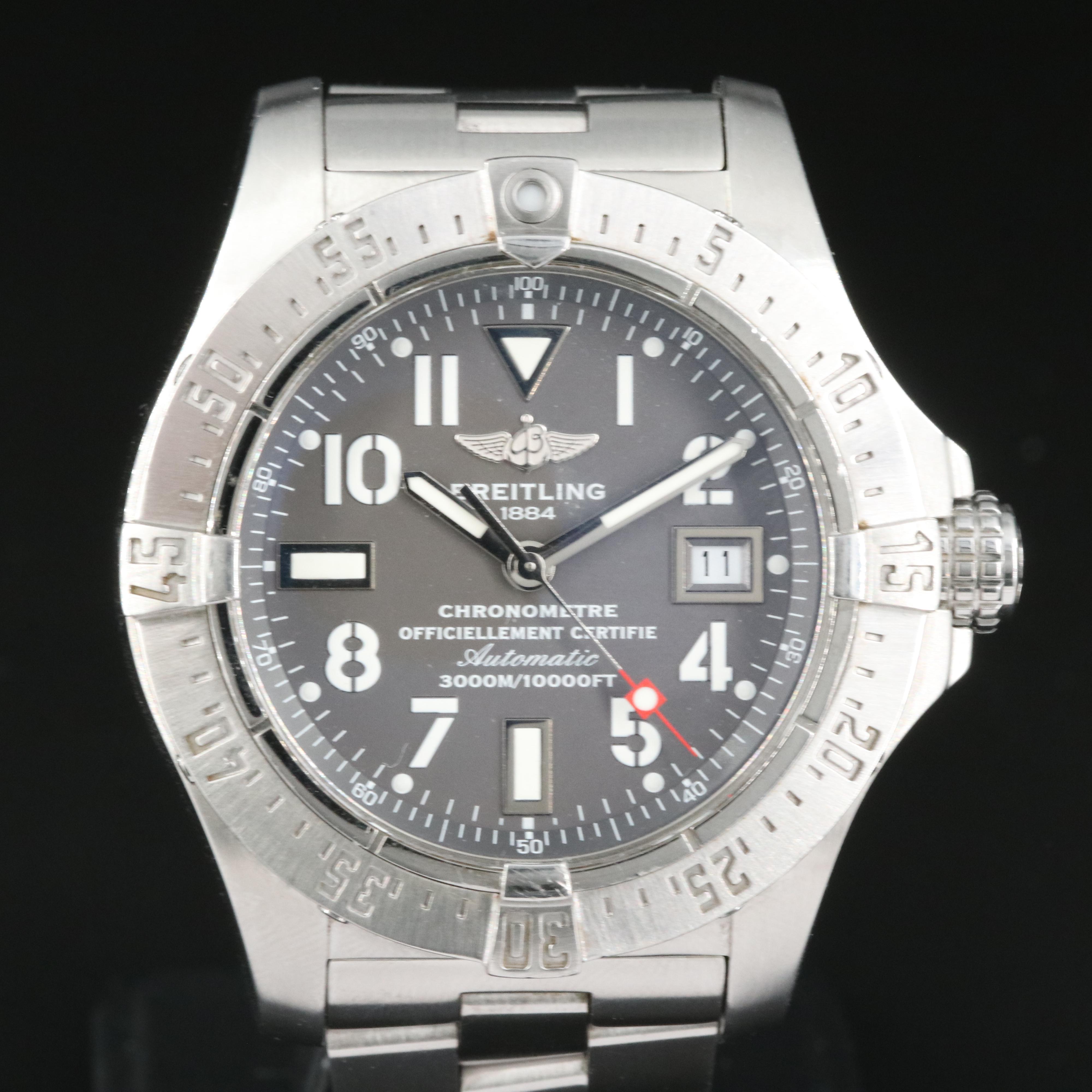 Breitling Avenger Seawolf Stainless Steel Watch