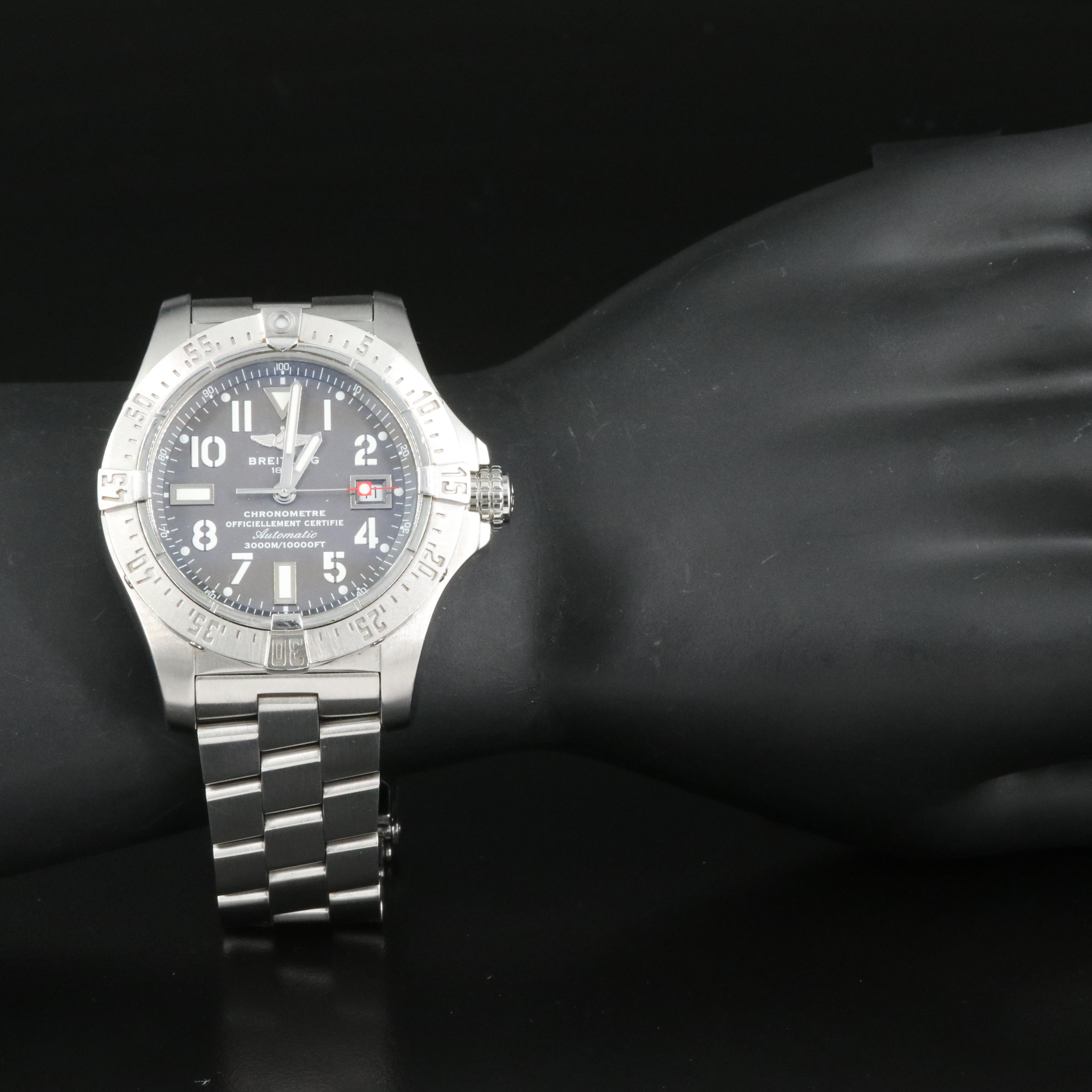 Breitling Avenger Seawolf Stainless Steel Watch