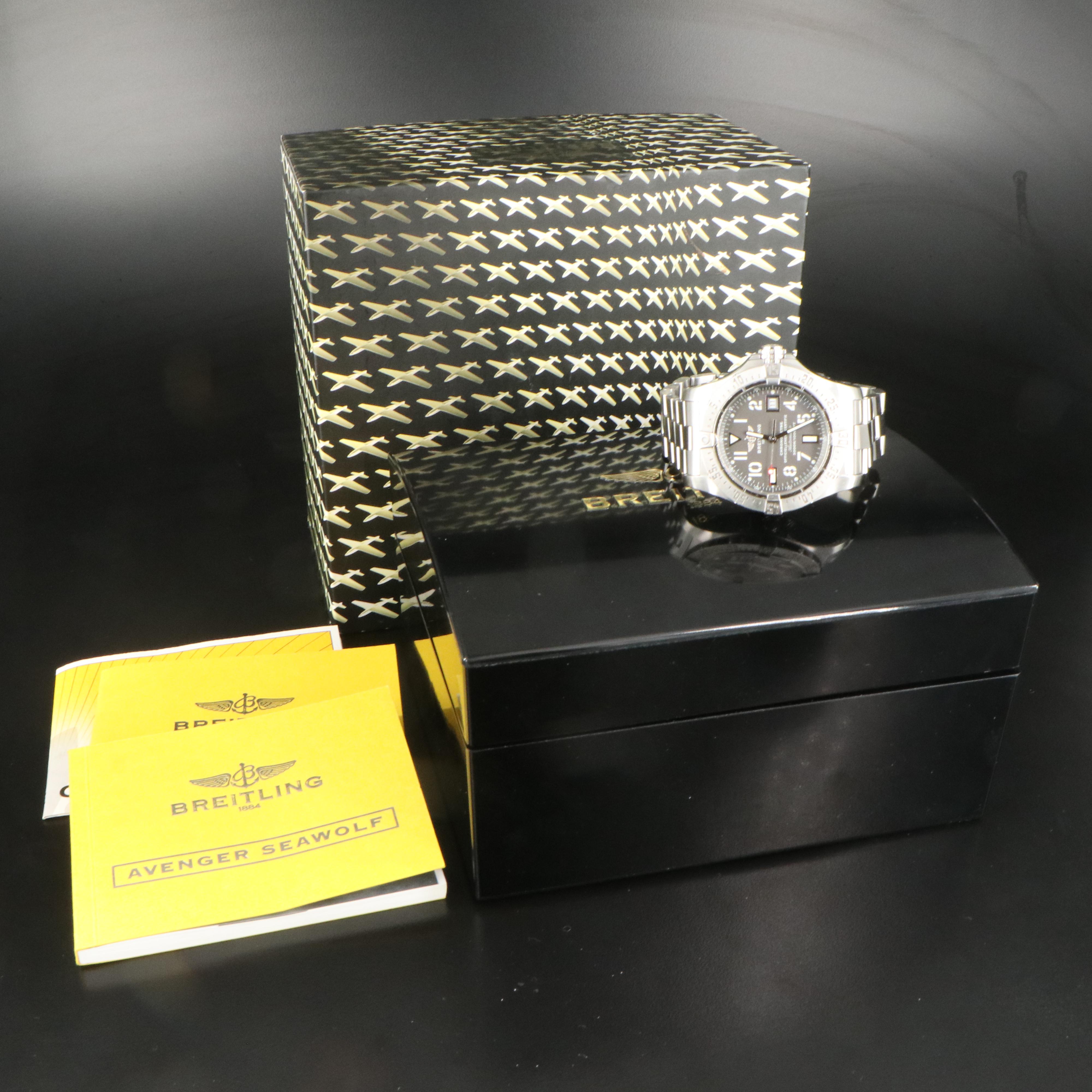 Breitling Avenger Seawolf Stainless Steel Watch