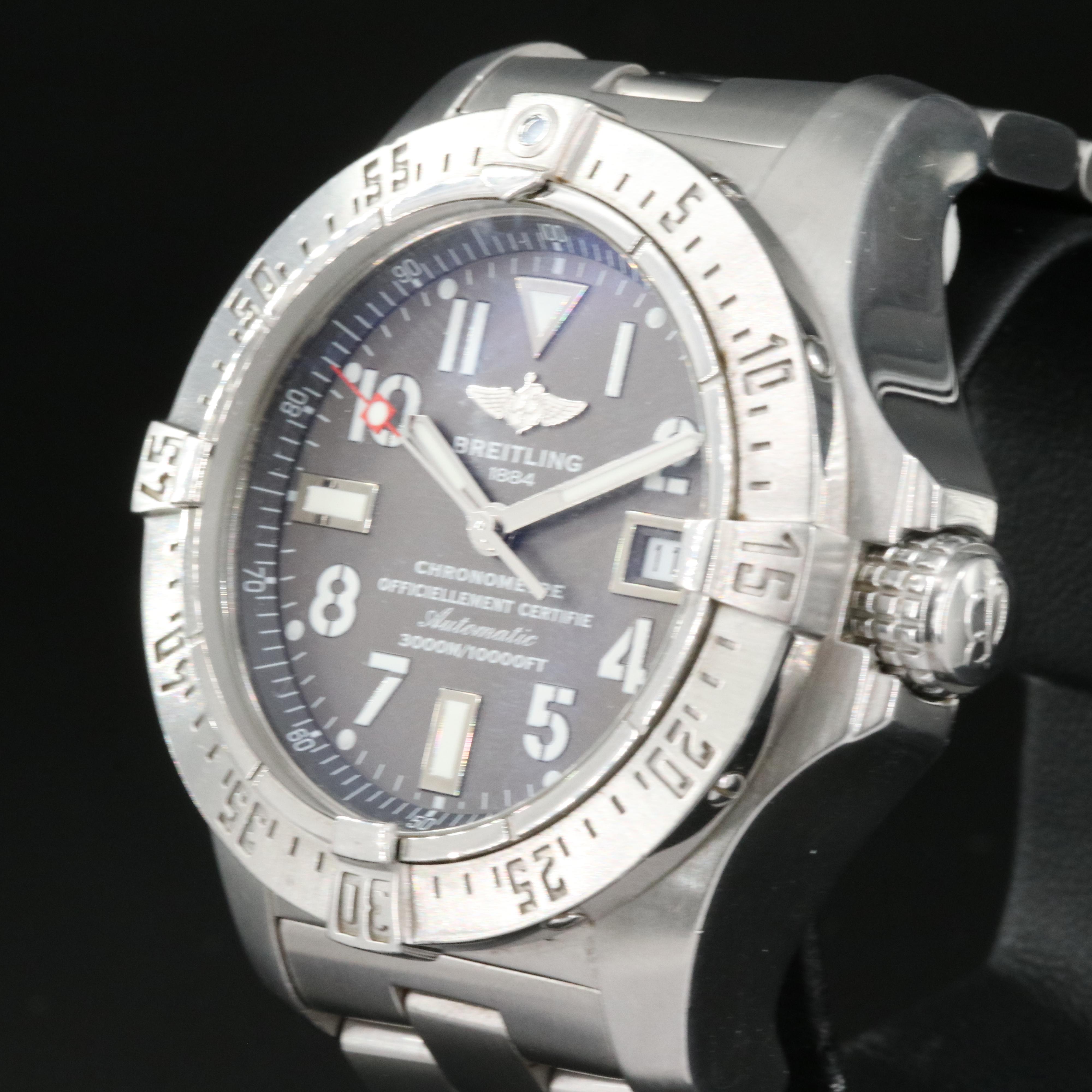 Breitling Avenger Seawolf Stainless Steel Watch