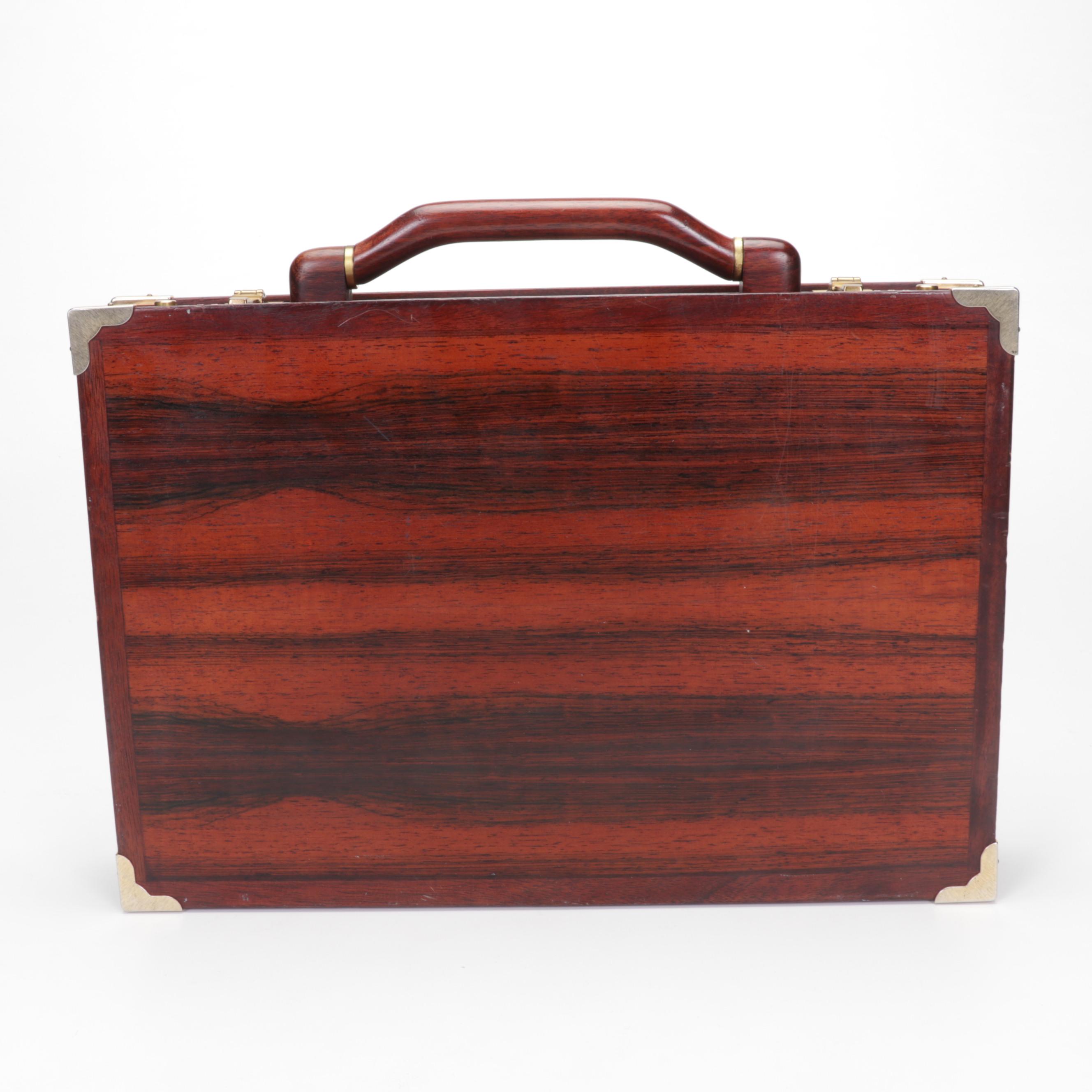 Jeffrey Benjamin Wooden Briefcase, Russell Green River Utensils, and More