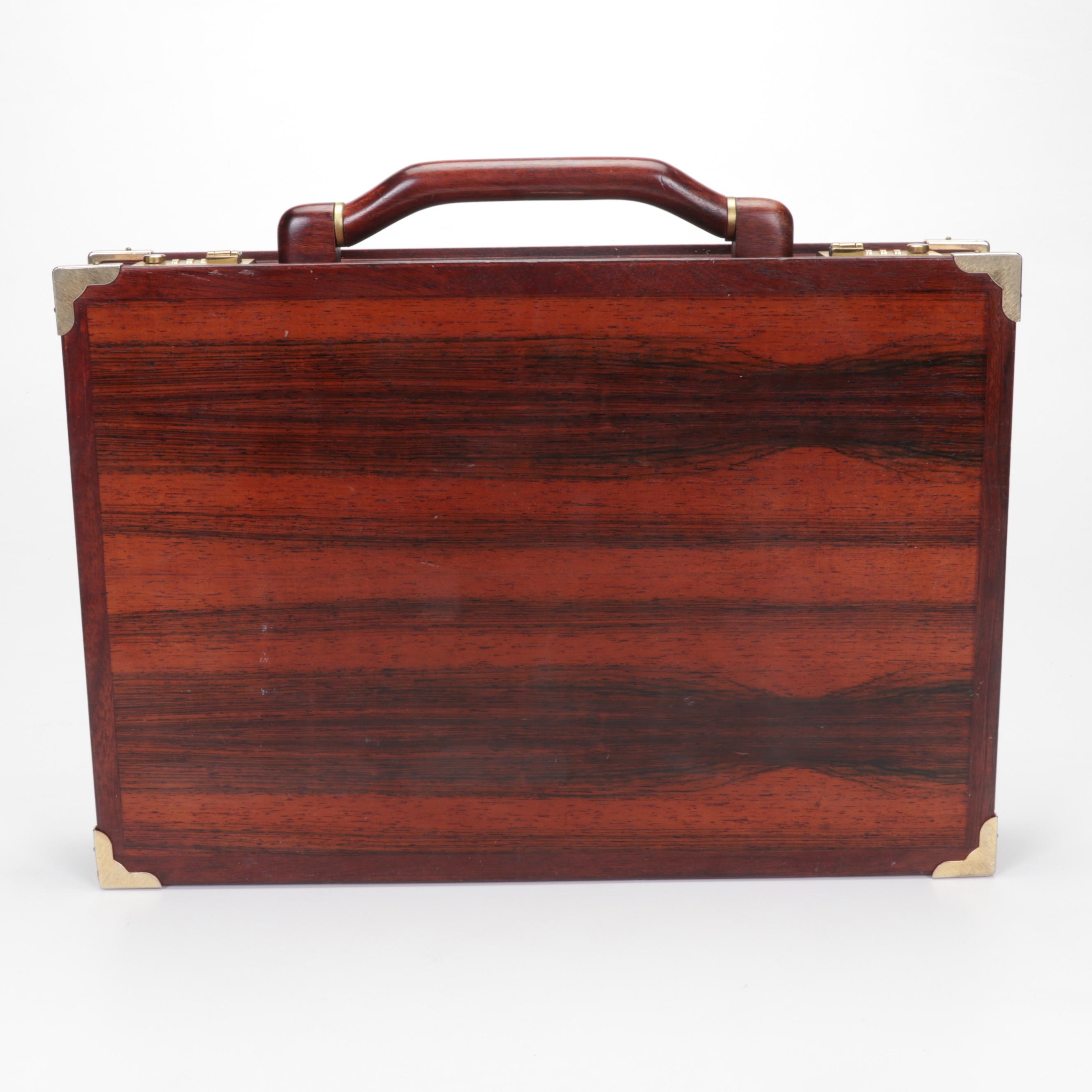 Jeffrey Benjamin Wooden Briefcase, Russell Green River Utensils, and More
