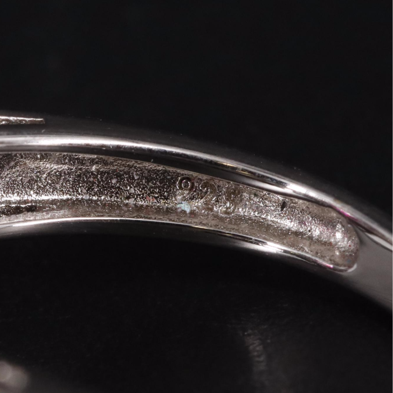 Sterling Silver Ruby and Sapphire Ring