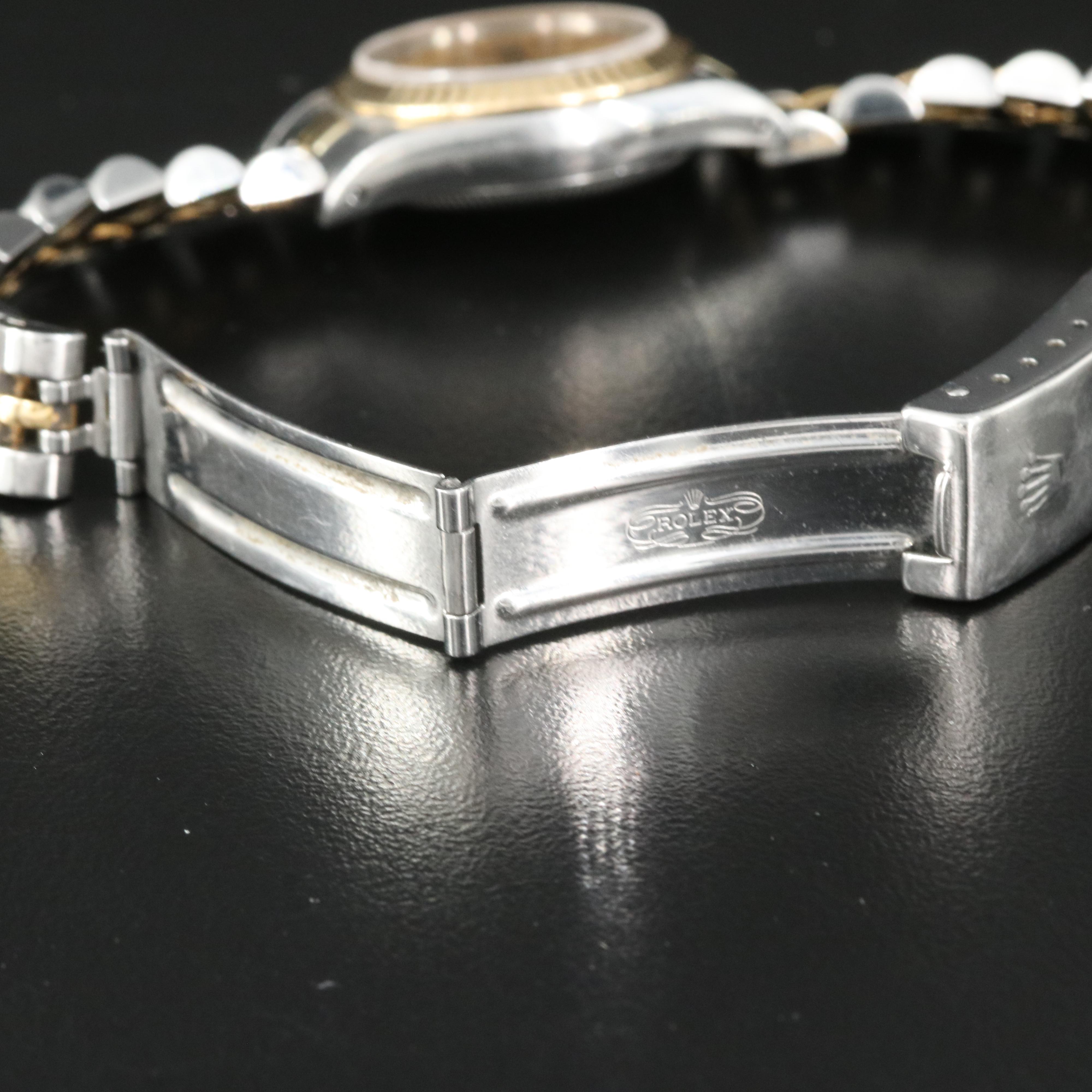 1986 Rolex Oyster Perpetual 18K and Stainless Steel Watch