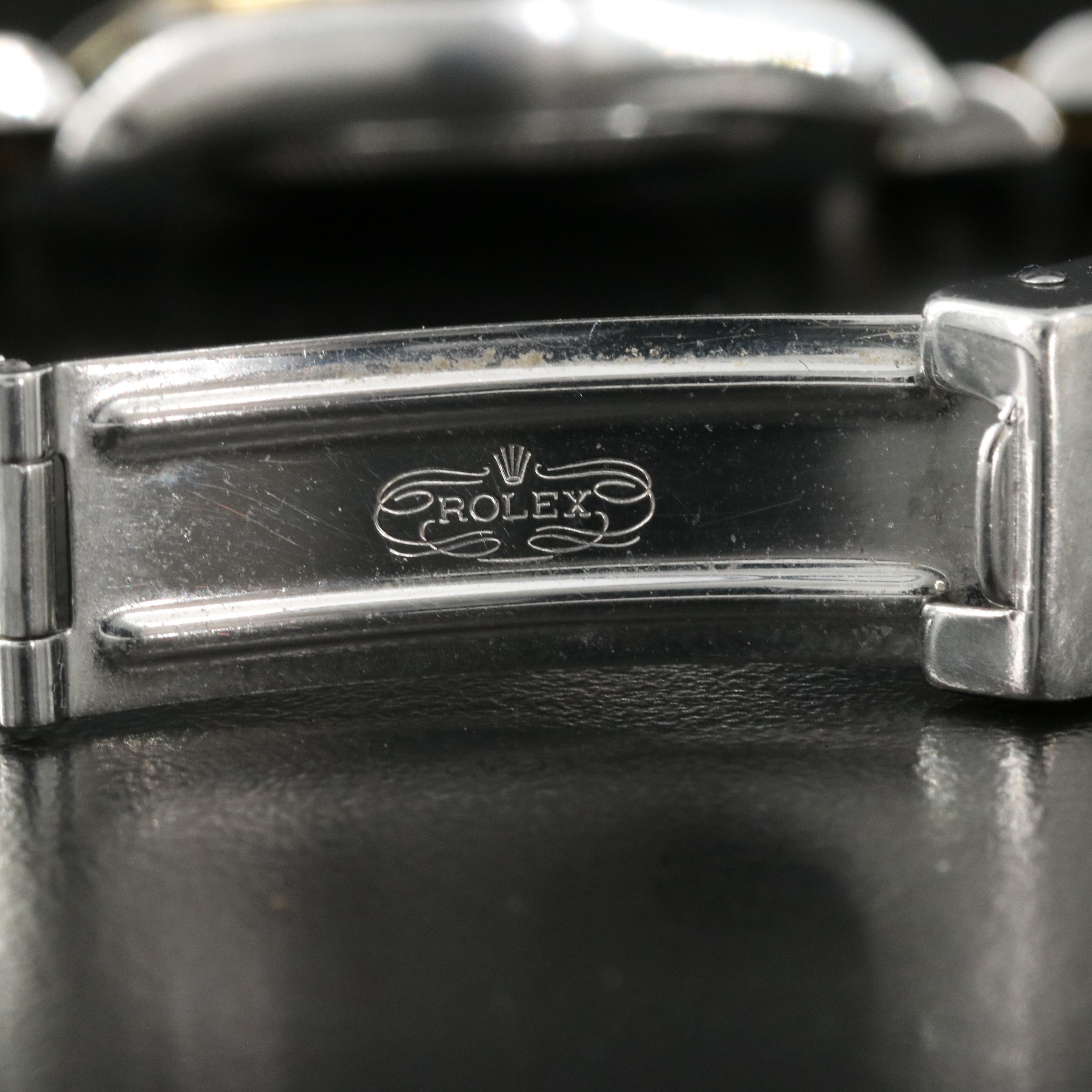 1986 Rolex Oyster Perpetual 18K and Stainless Steel Watch