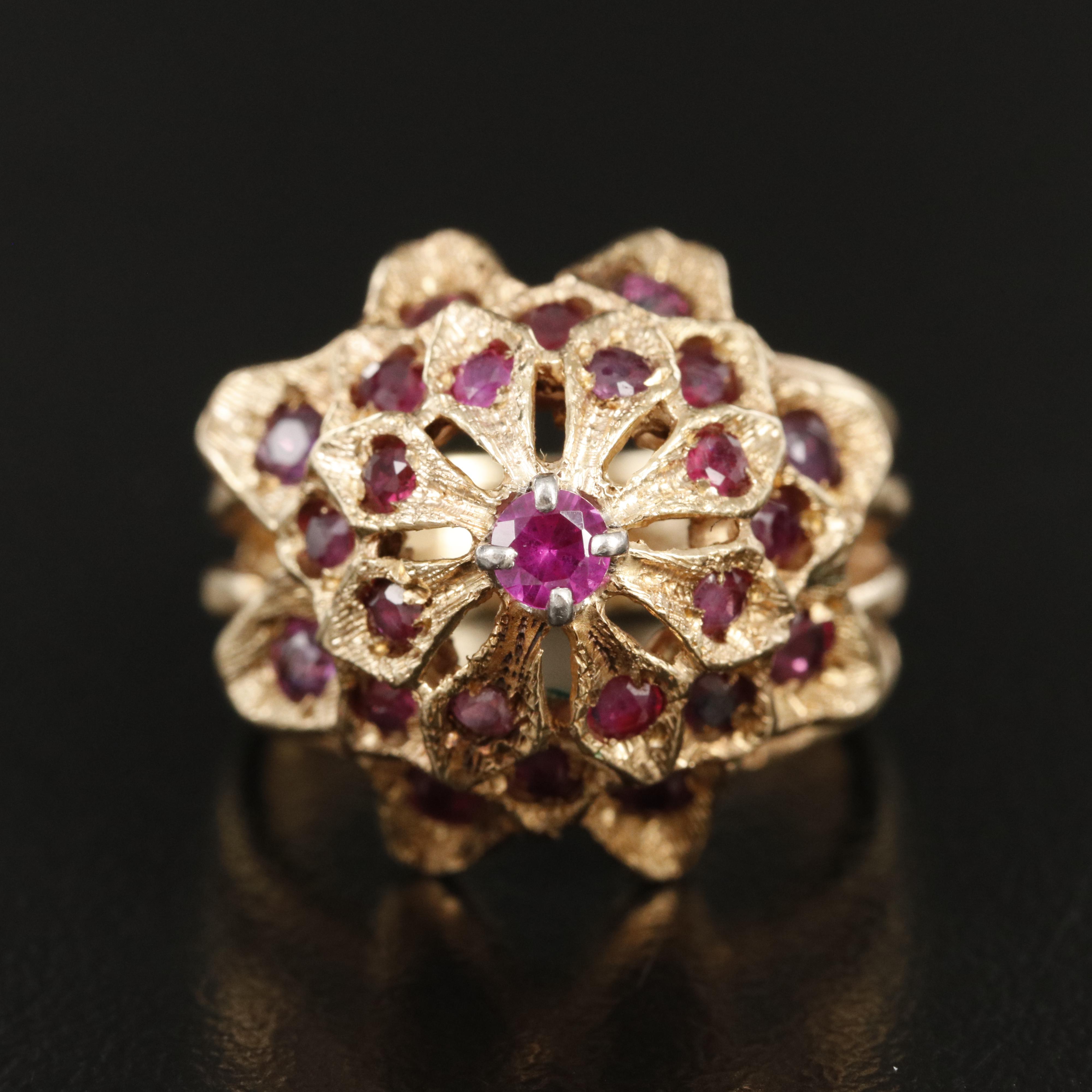 1960s 14K Ruby Princess Ring