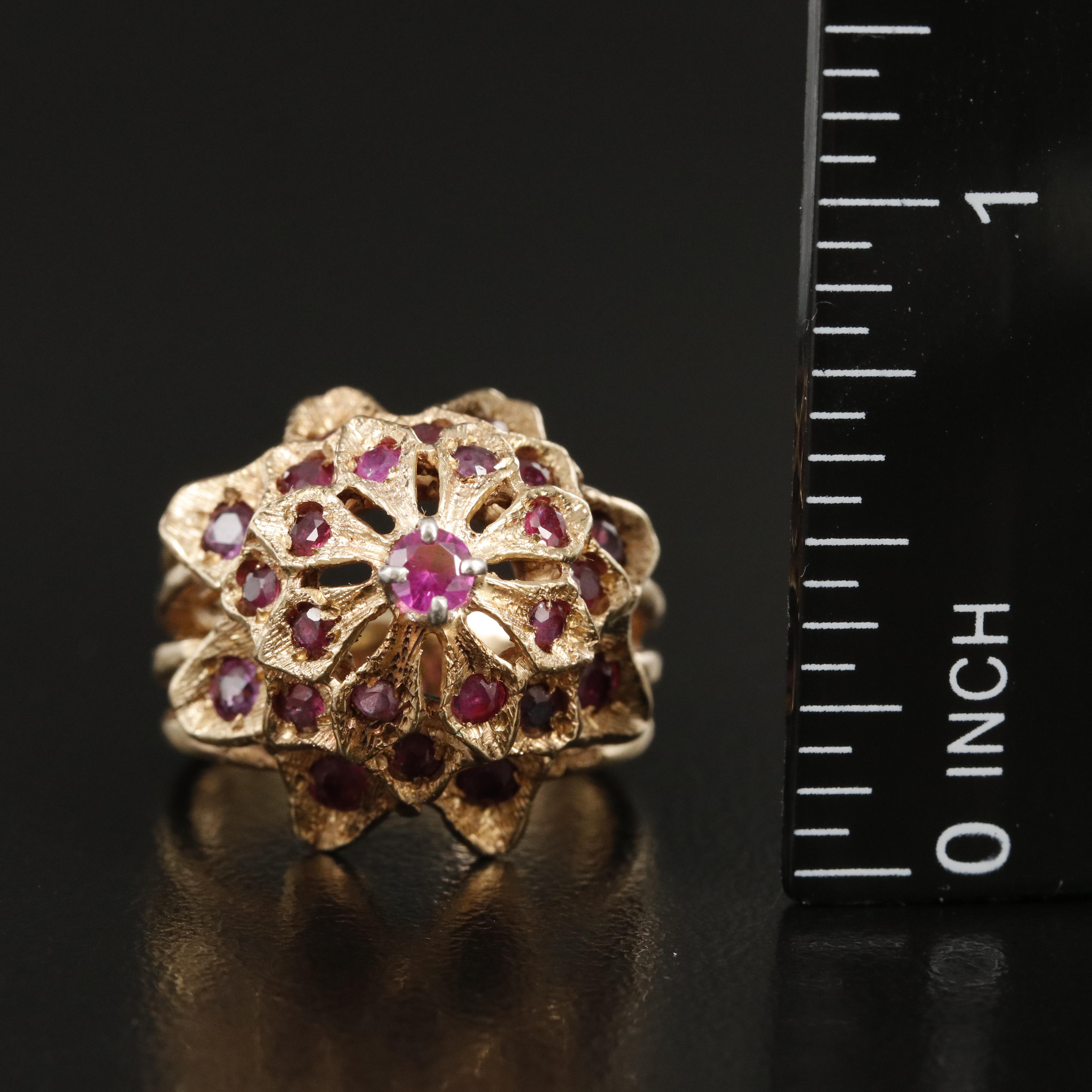 1960s 14K Ruby Princess Ring
