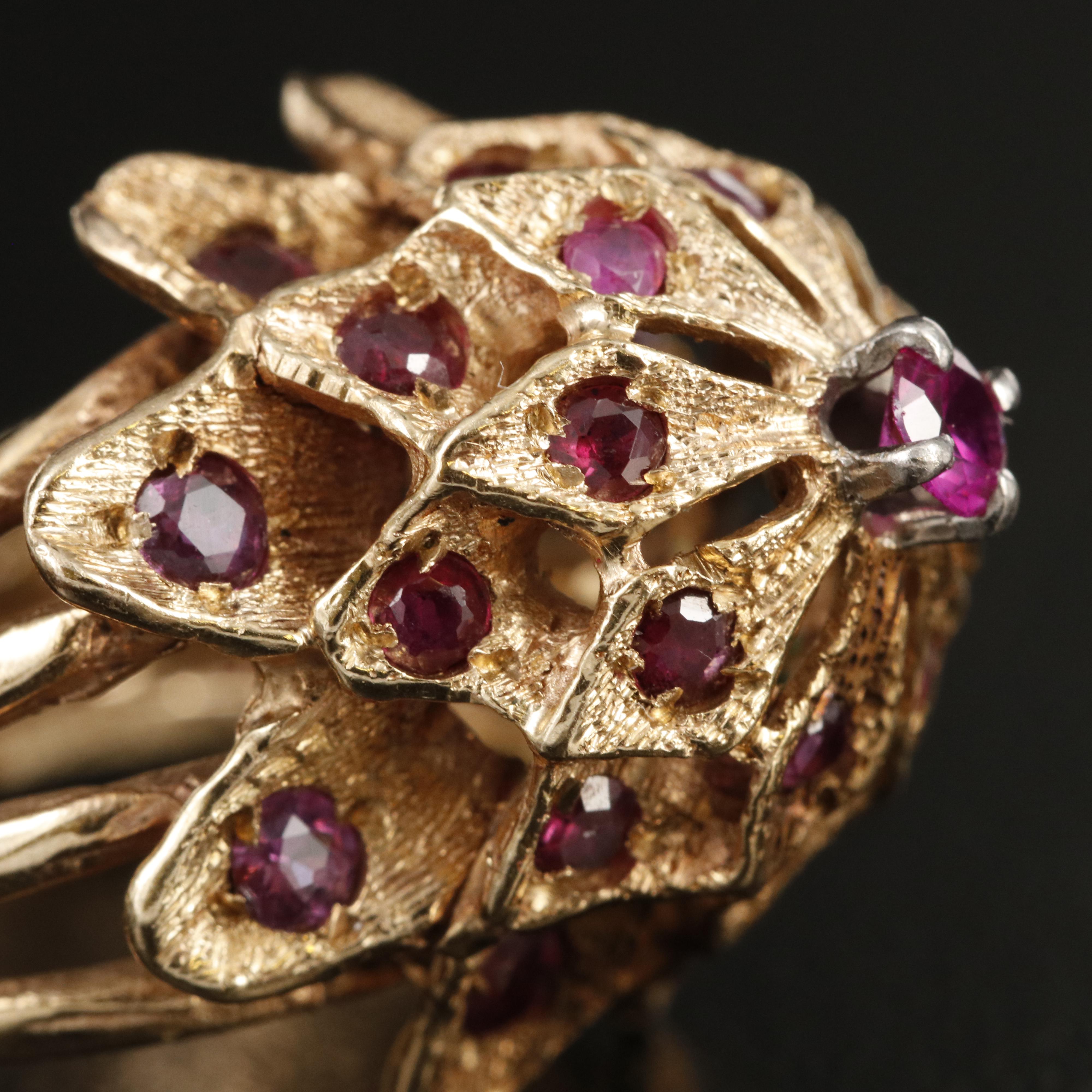 1960s 14K Ruby Princess Ring