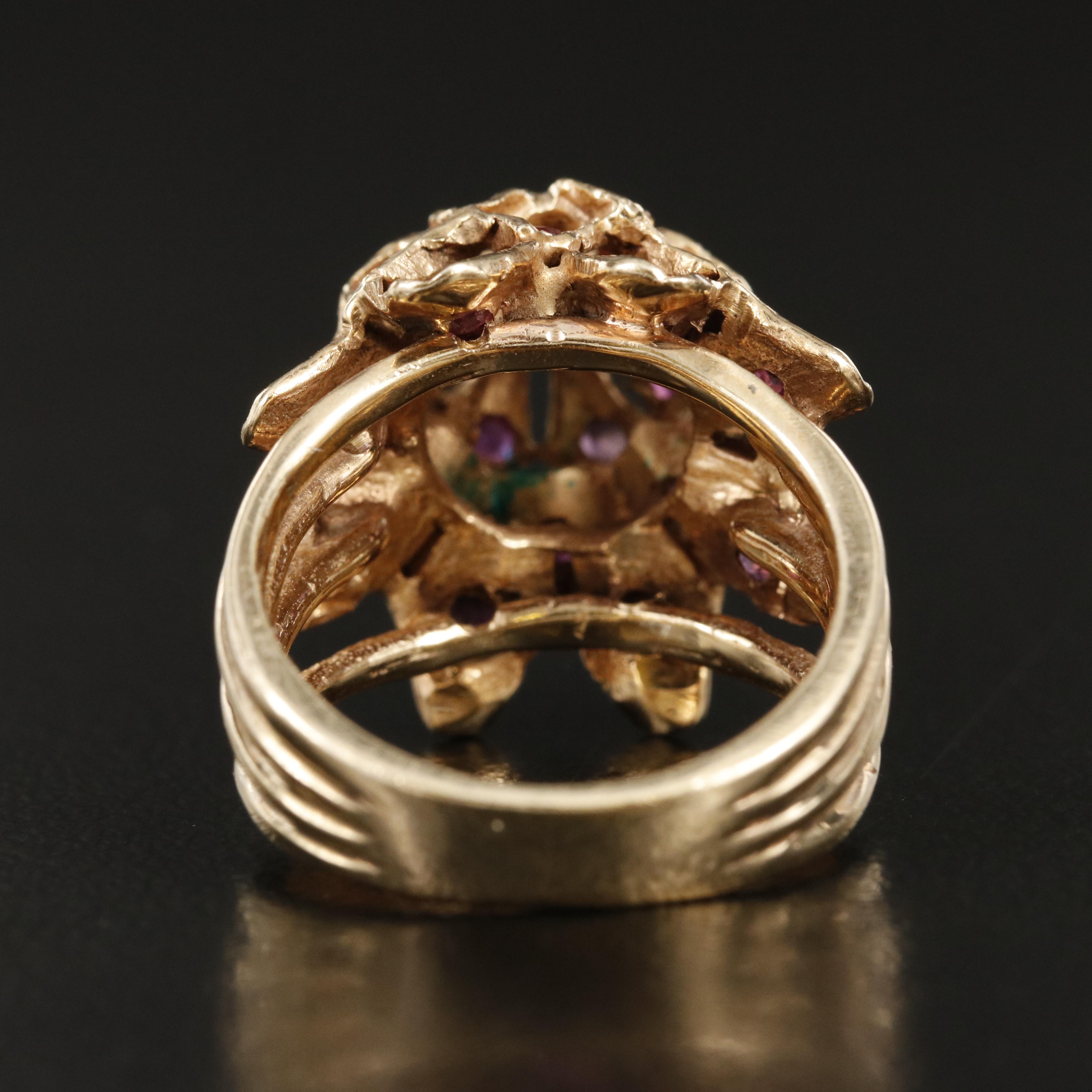 1960s 14K Ruby Princess Ring