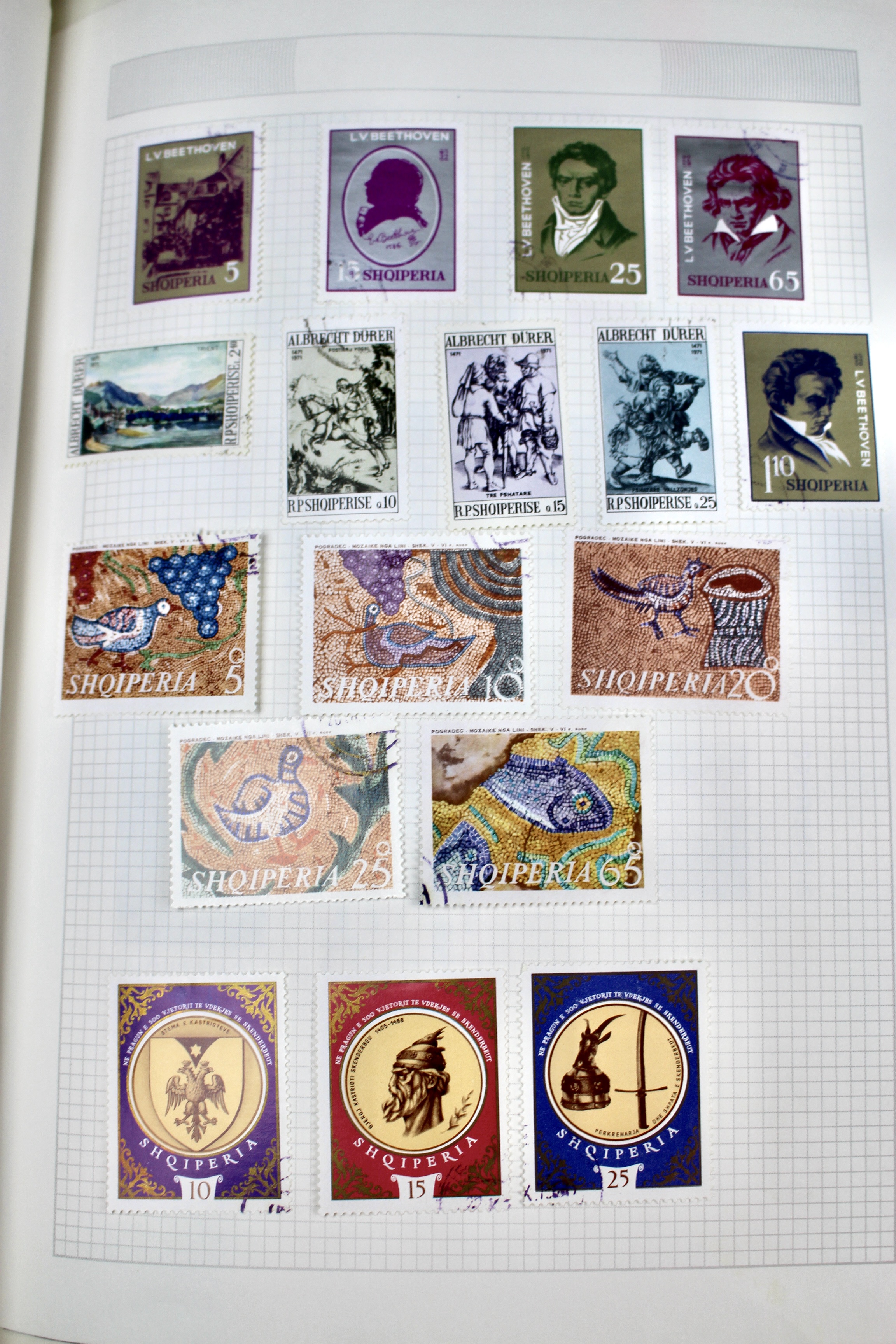 Gigantic Citation Postage Stamp Album