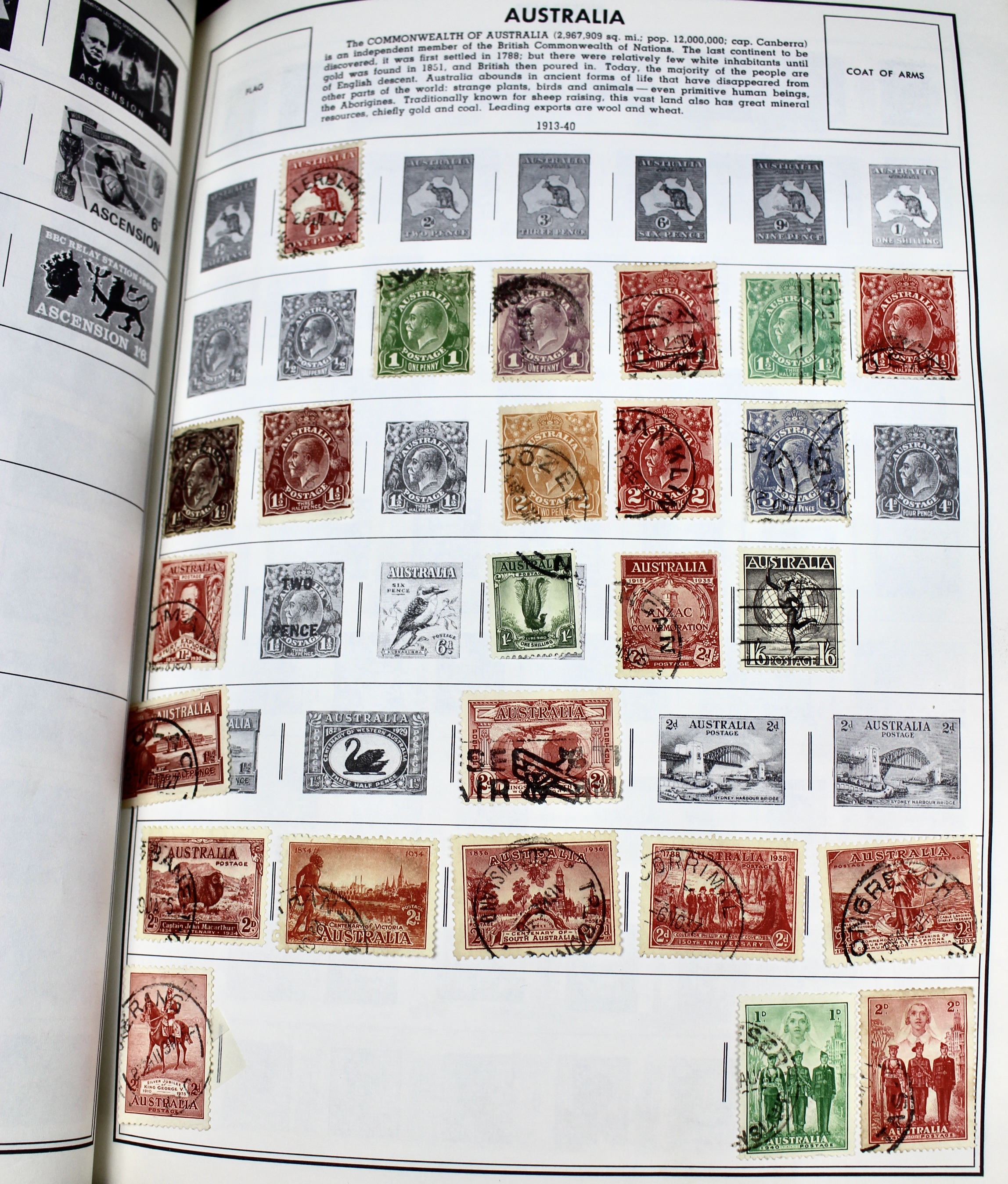 Gigantic Citation Postage Stamp Album