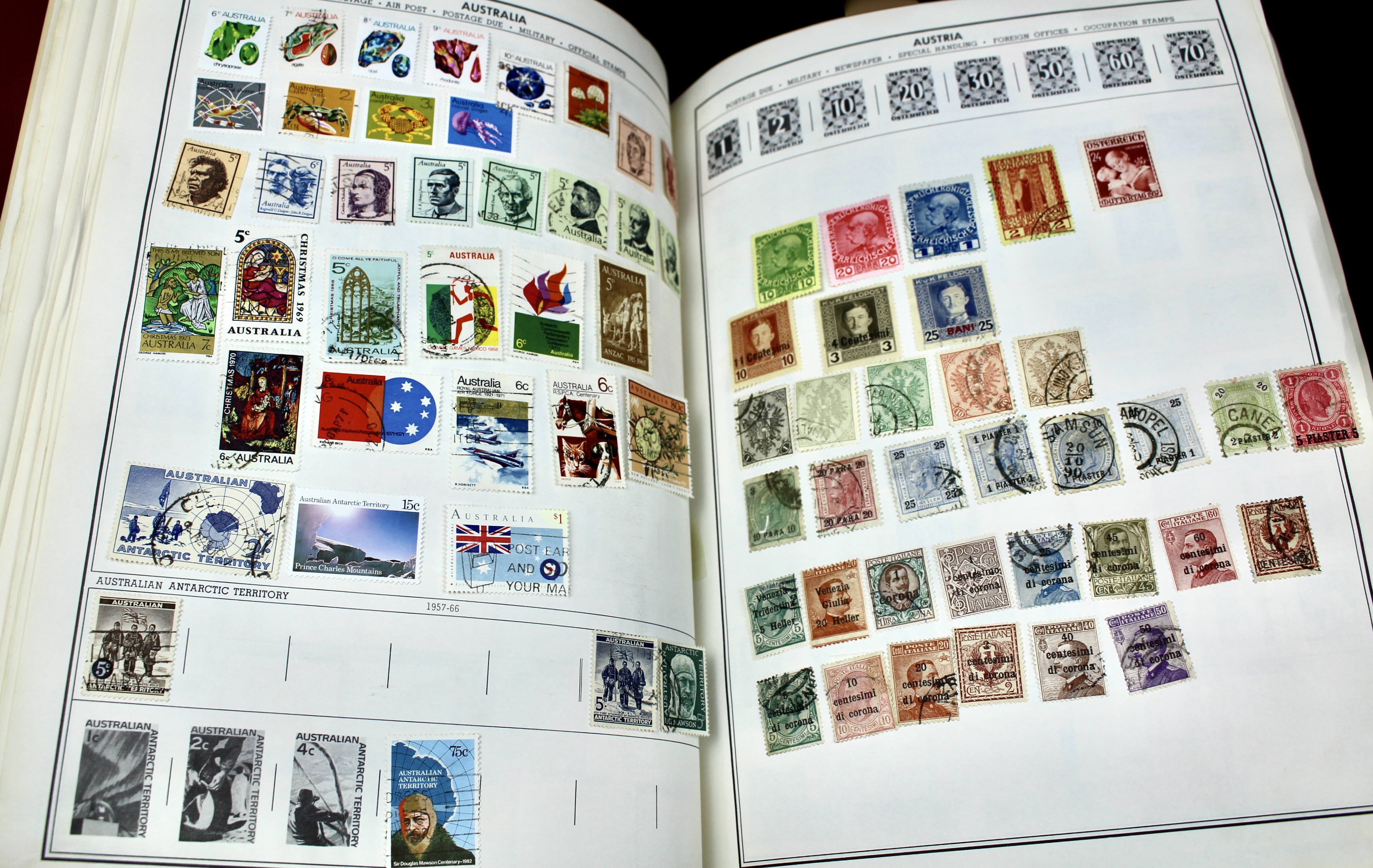 Gigantic Citation Postage Stamp Album