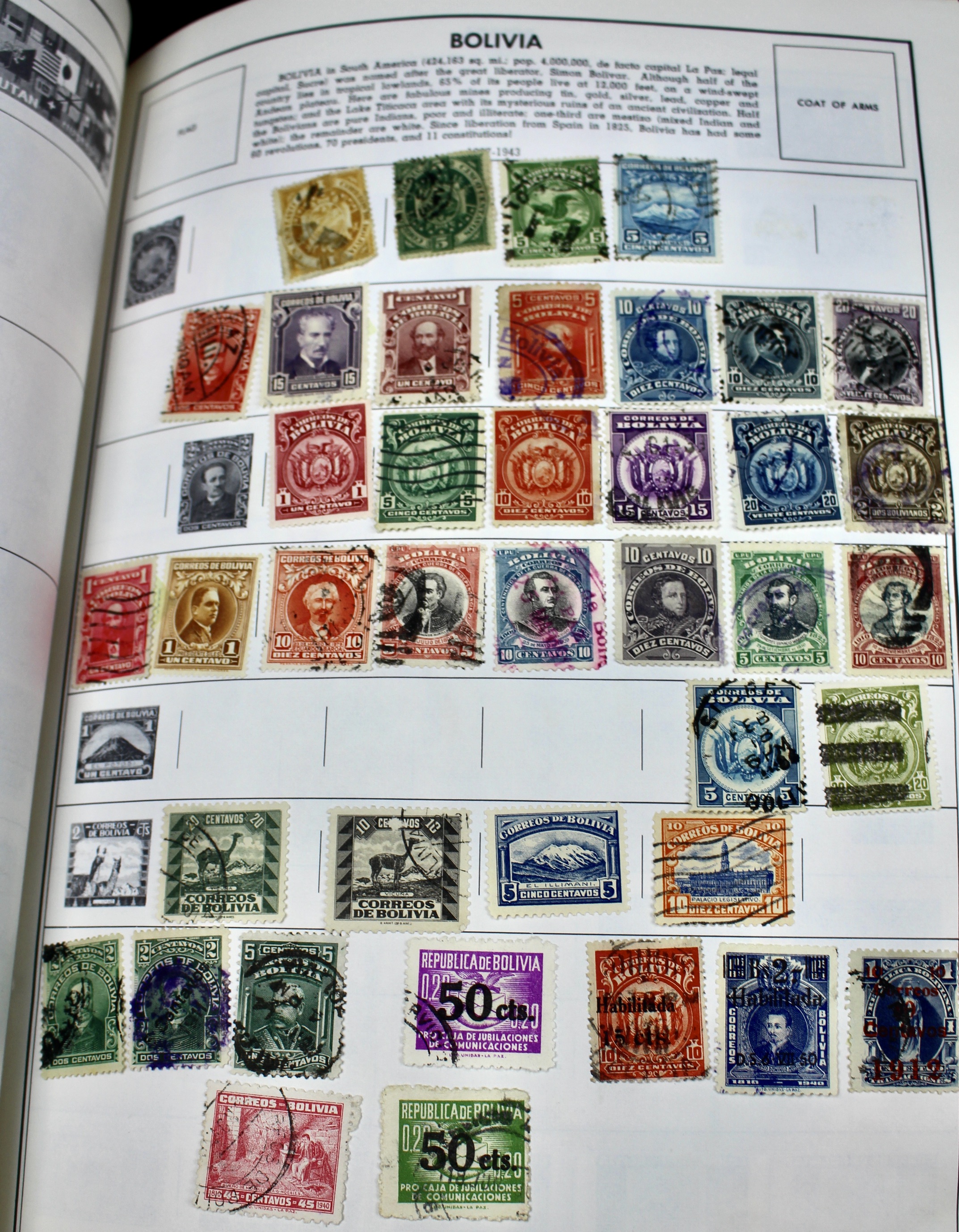 Gigantic Citation Postage Stamp Album