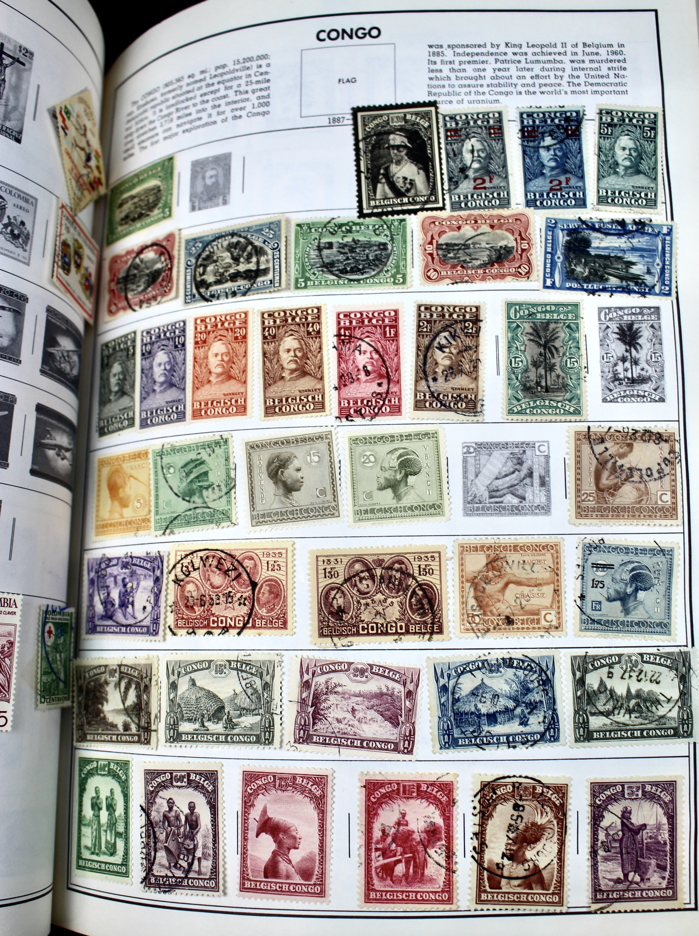 Gigantic Citation Postage Stamp Album