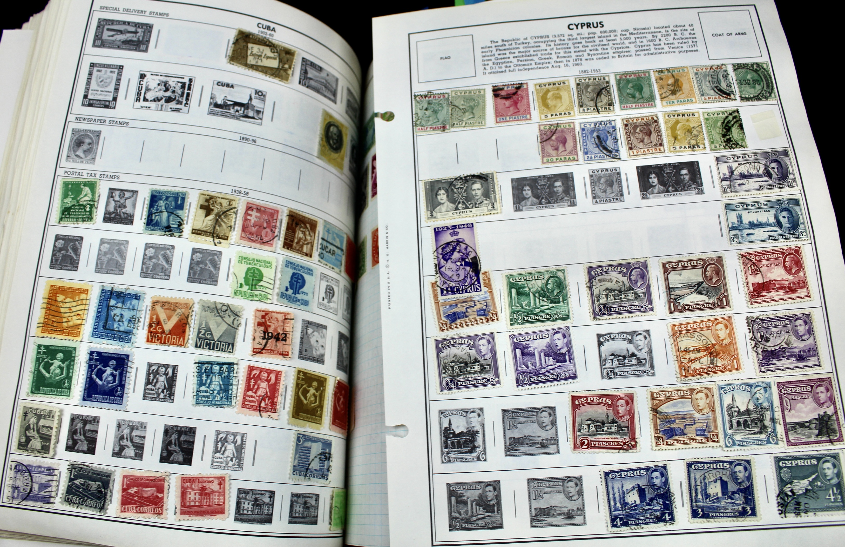 Gigantic Citation Postage Stamp Album