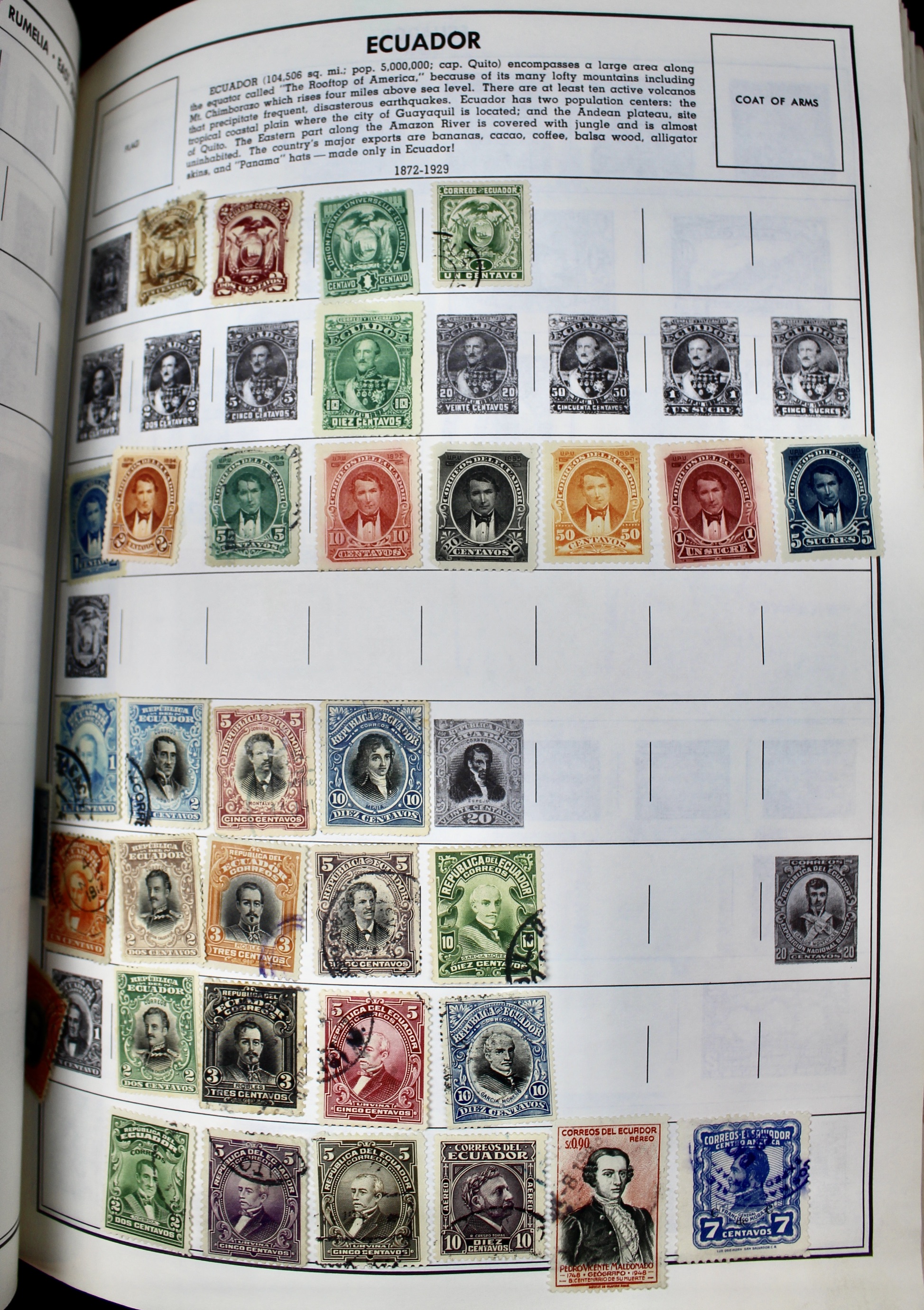 Gigantic Citation Postage Stamp Album