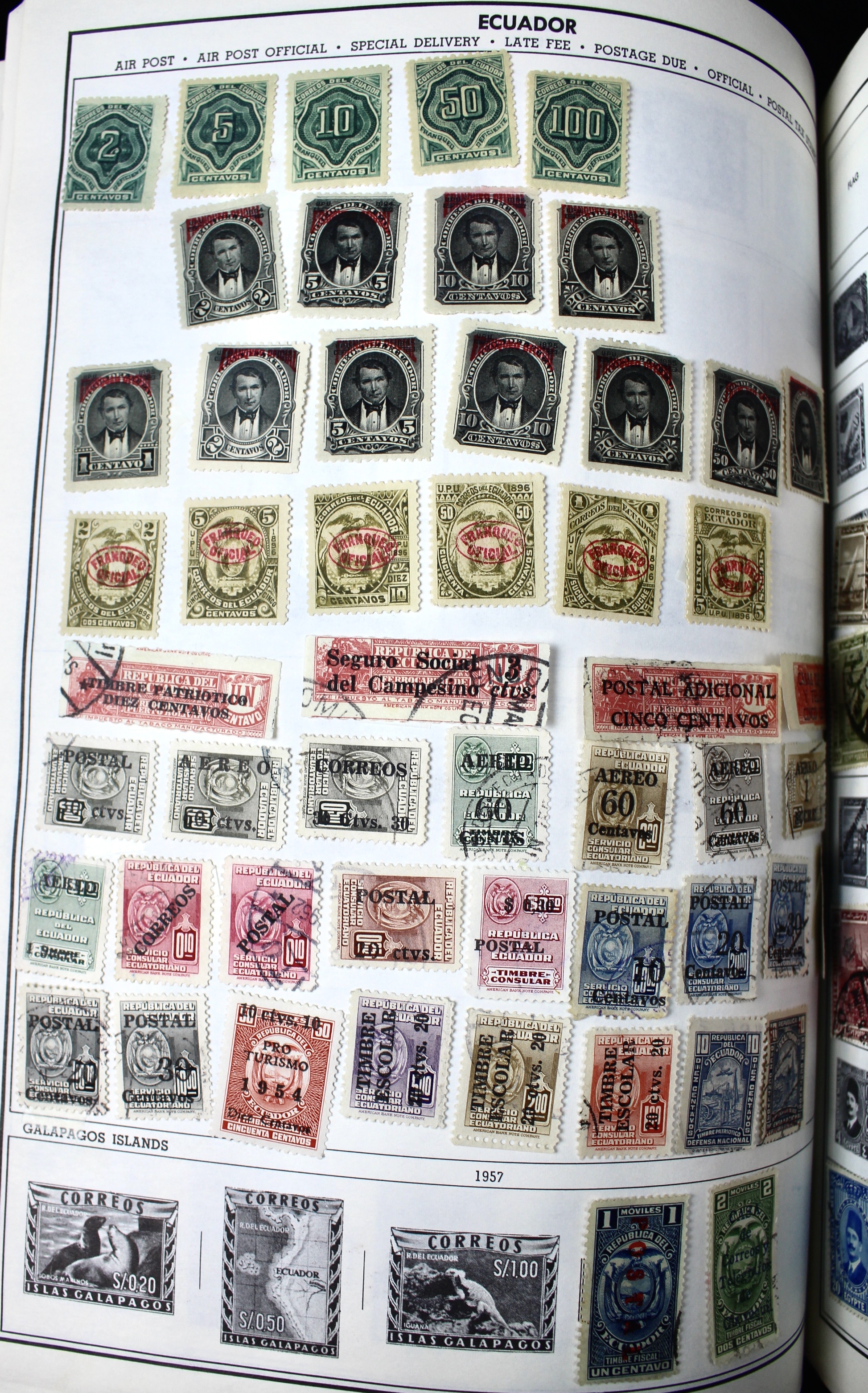 Gigantic Citation Postage Stamp Album