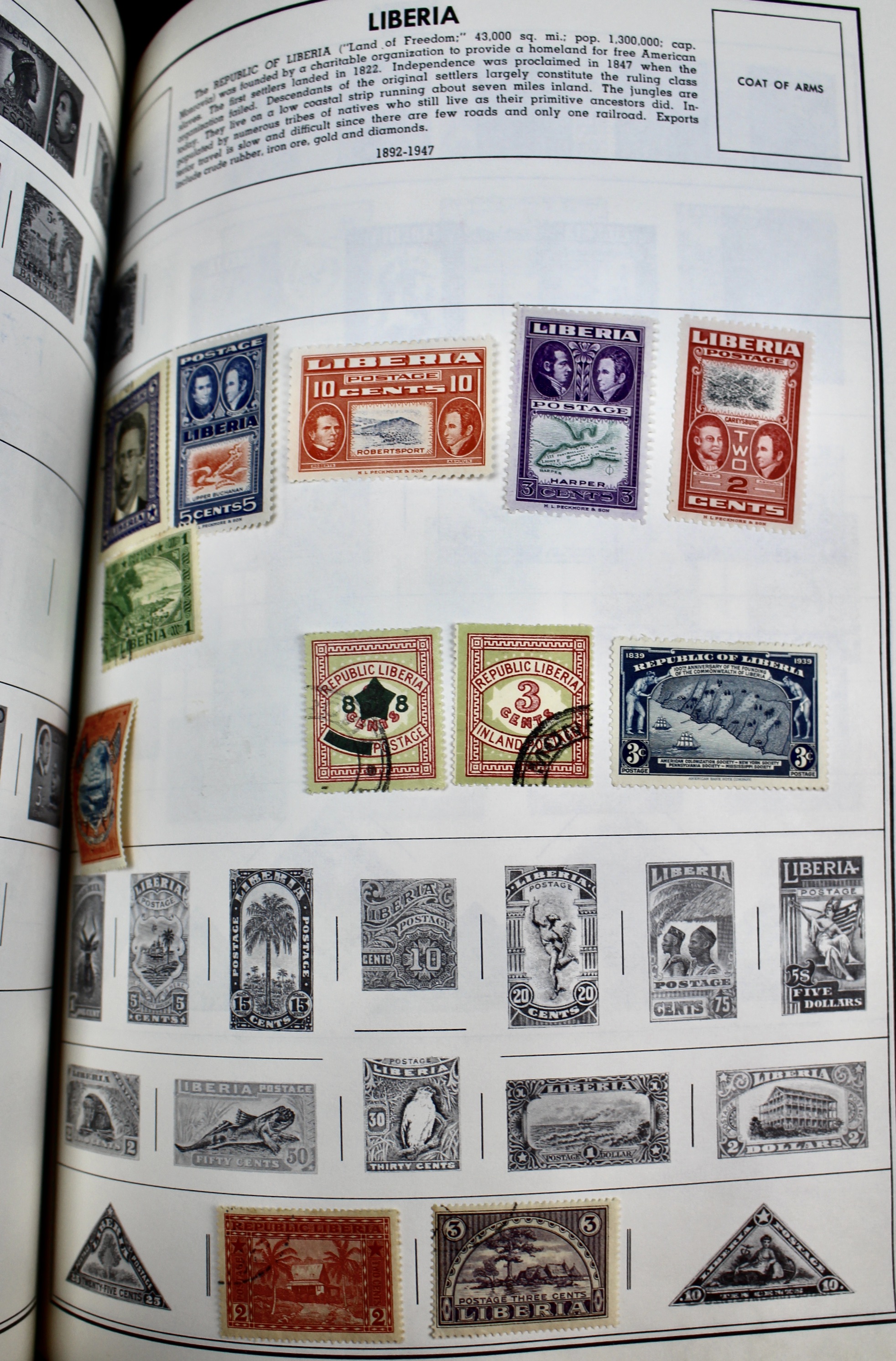 Gigantic Citation Postage Stamp Album