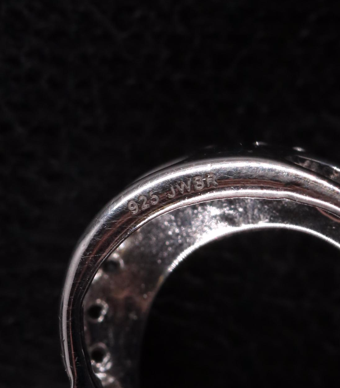 Sterling Silver Ruby and White Sapphire Heart Necklace