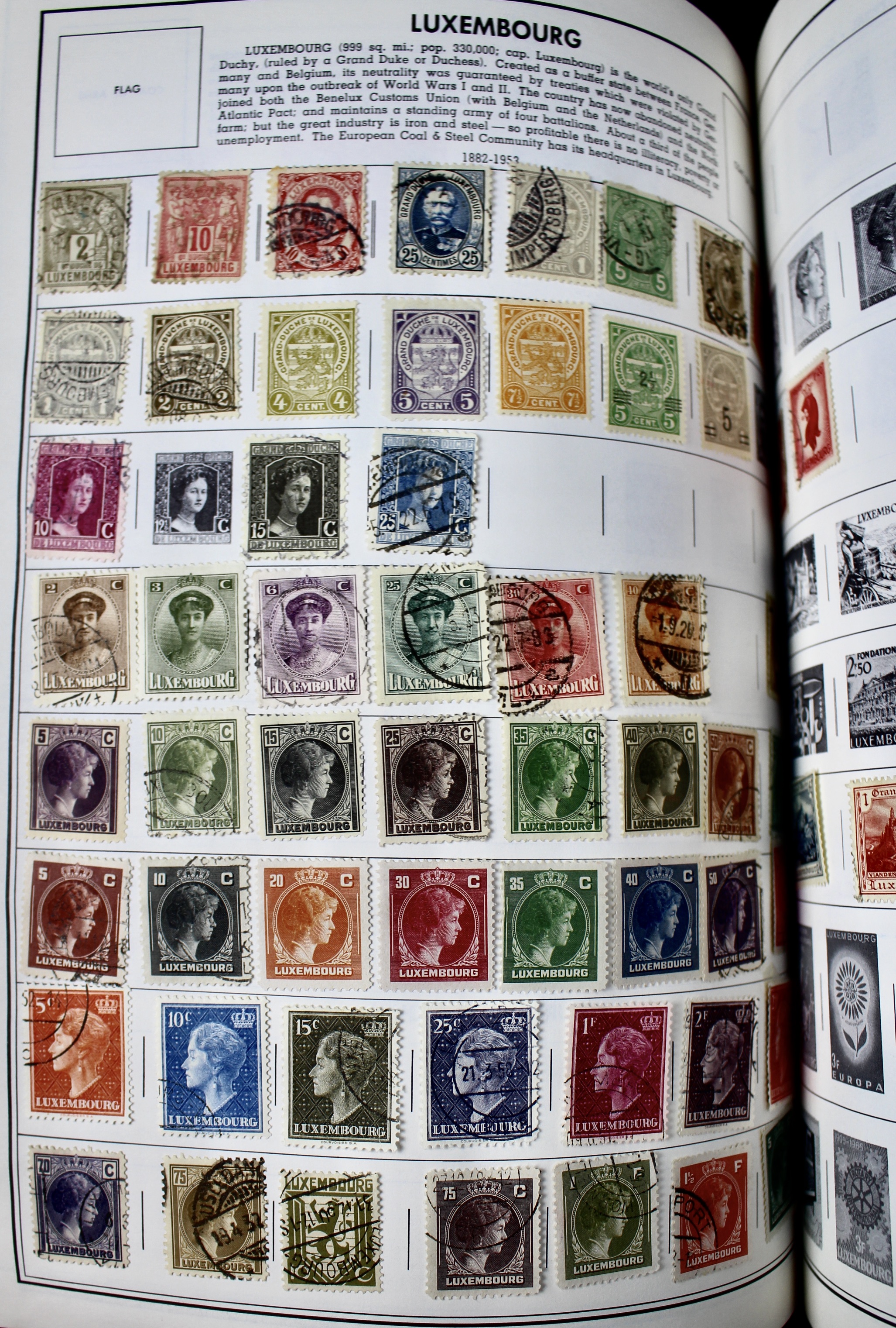Gigantic Citation Postage Stamp Album