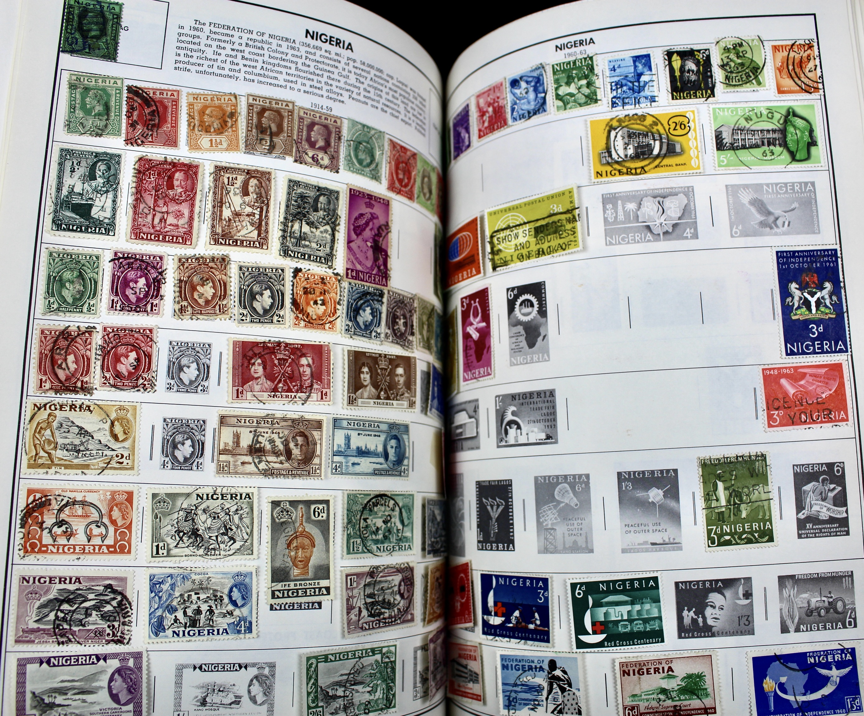 Gigantic Citation Postage Stamp Album