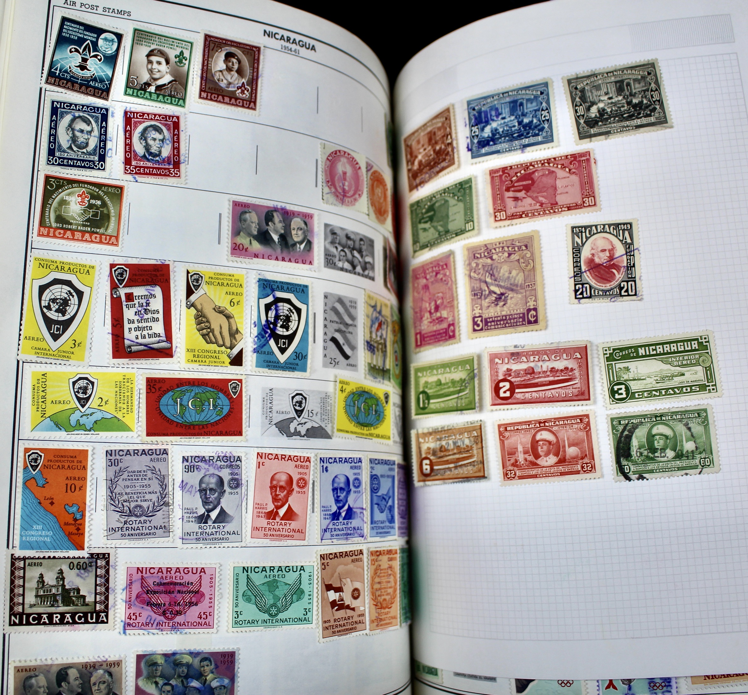 Gigantic Citation Postage Stamp Album