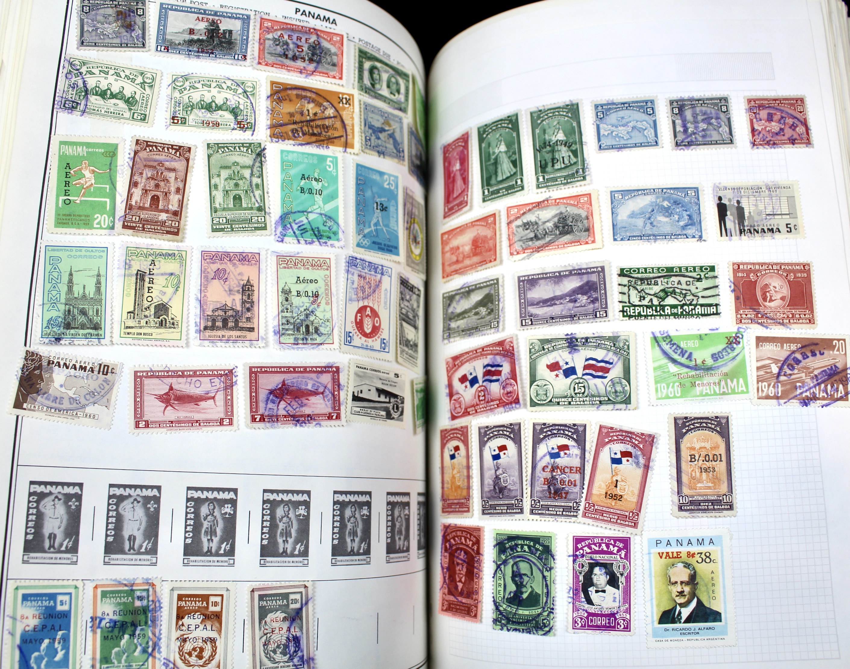 Gigantic Citation Postage Stamp Album
