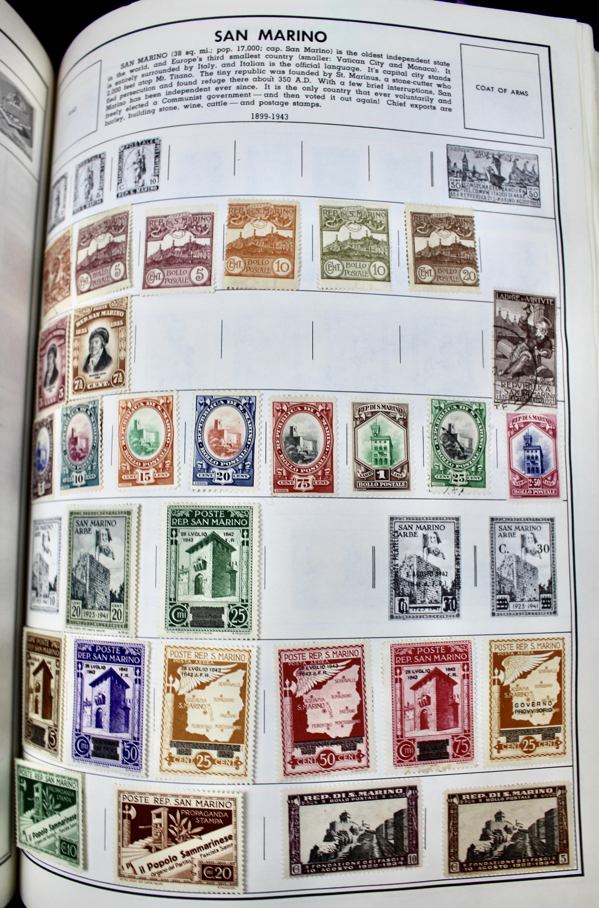 Gigantic Citation Postage Stamp Album