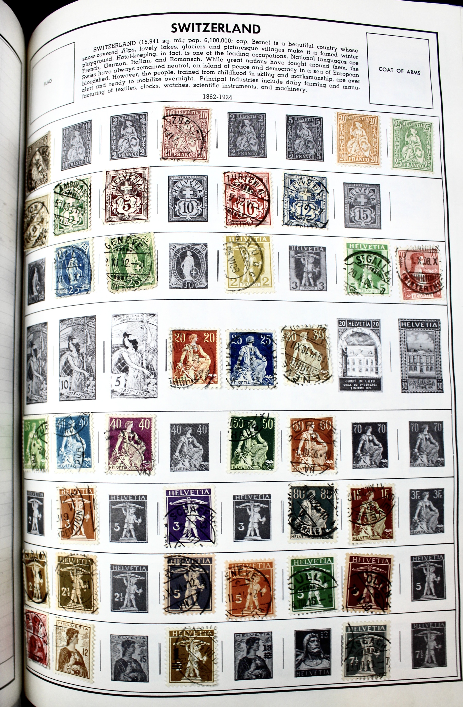 Gigantic Citation Postage Stamp Album