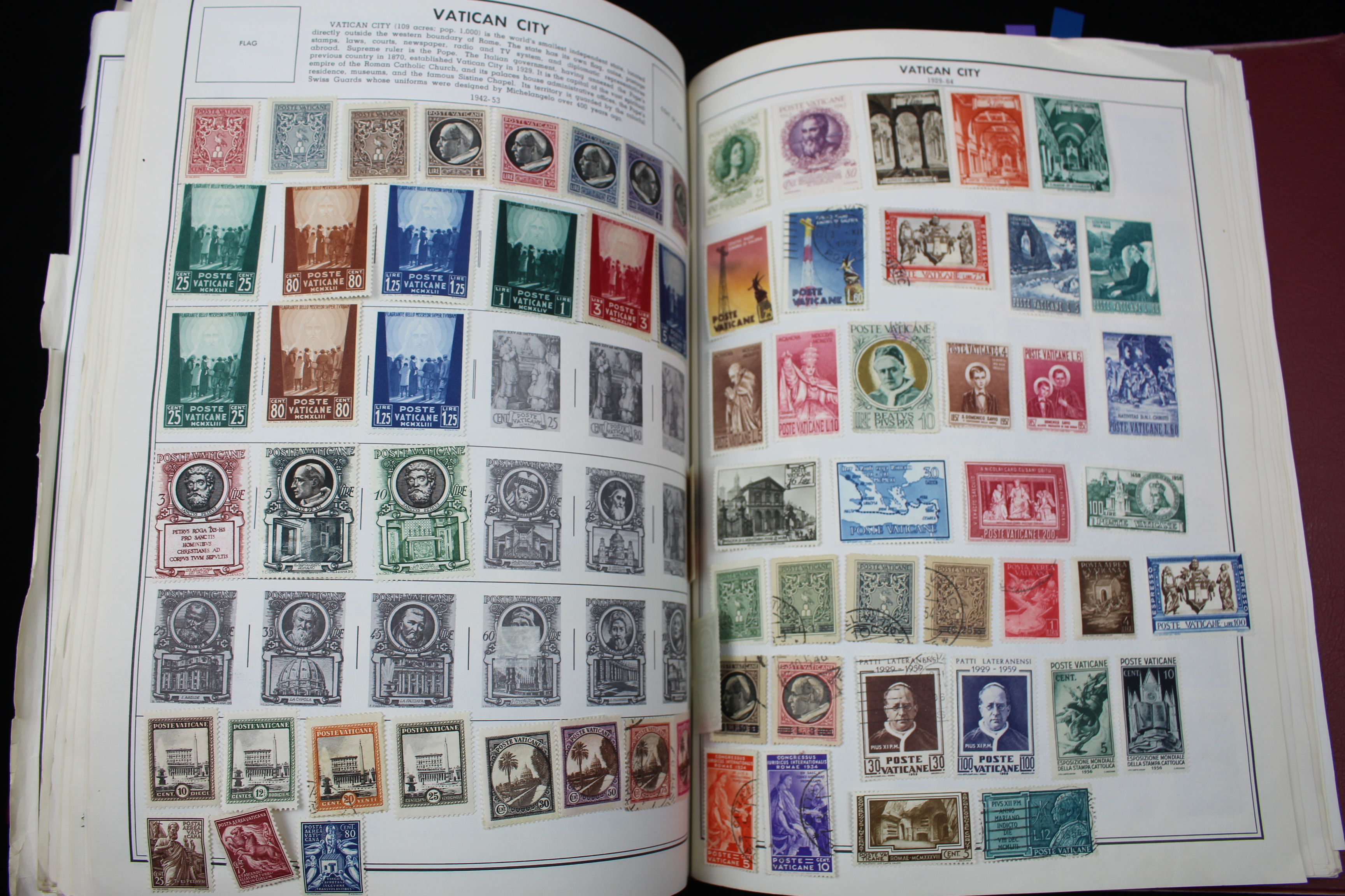 Gigantic Citation Postage Stamp Album