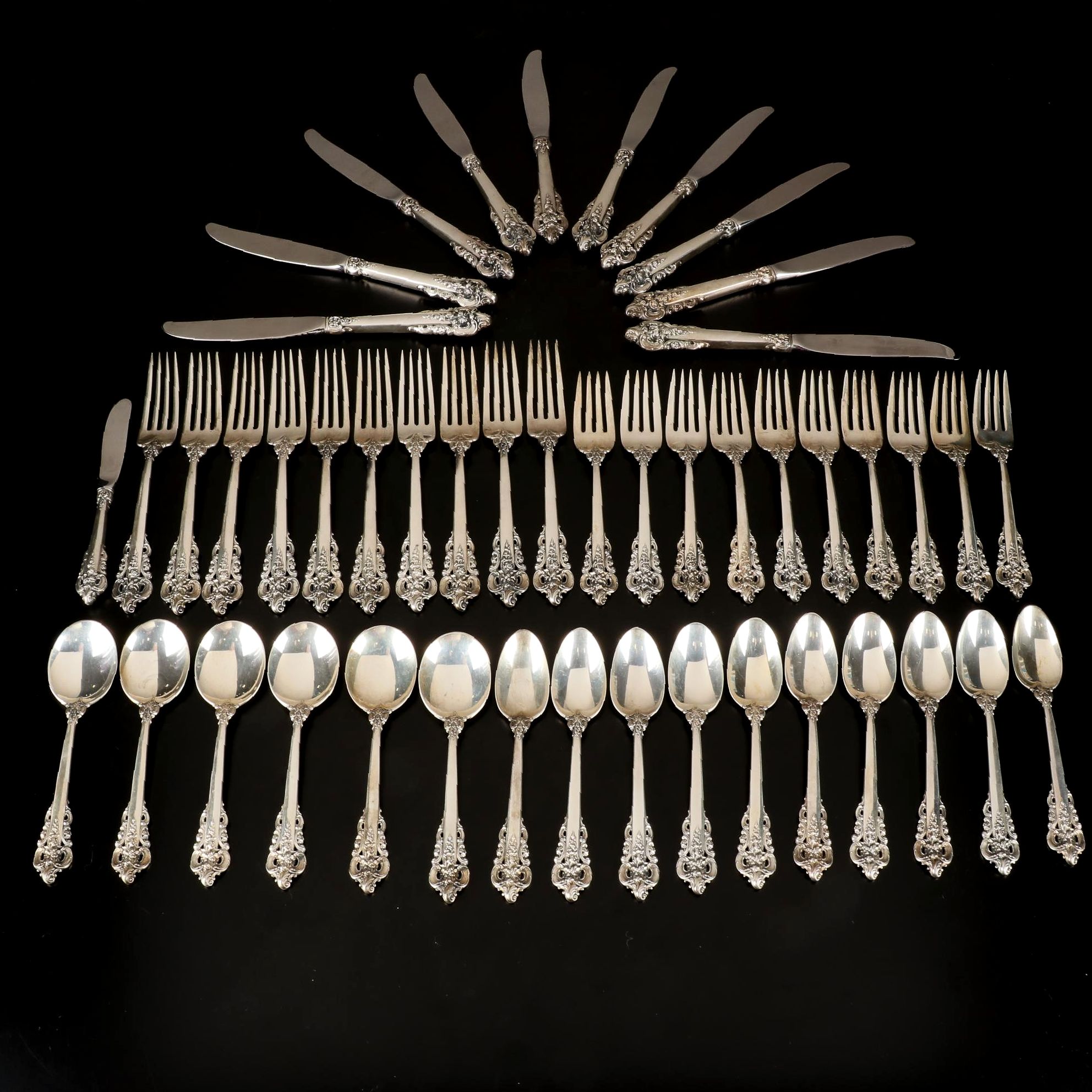 Wallace Silver "Grand Baroque" Sterling Silver Flatware