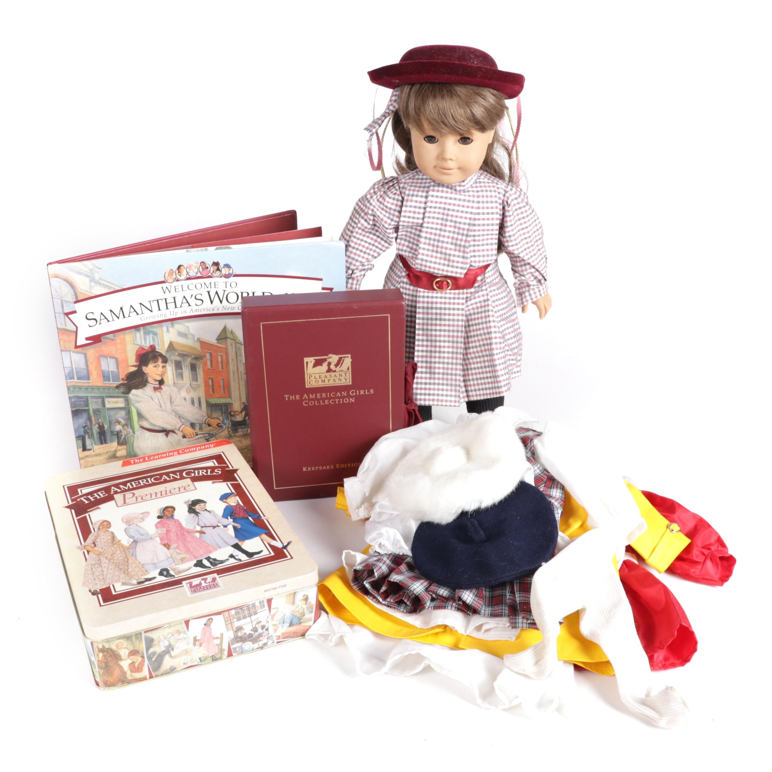 American Girl Doll "Samantha" with Accessories and Premiere Club Package